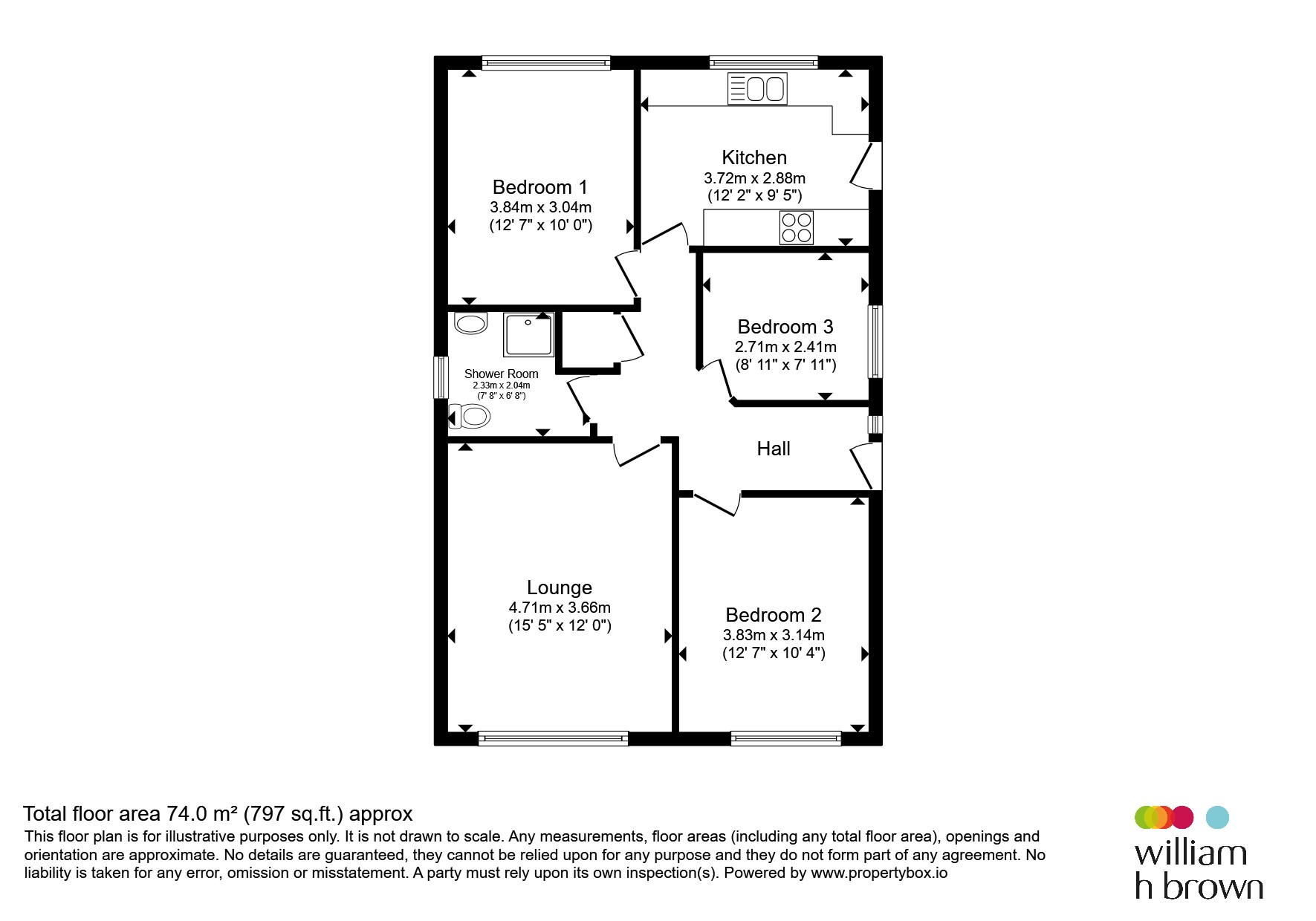 53, Storeys Lane, Skegness floorplan