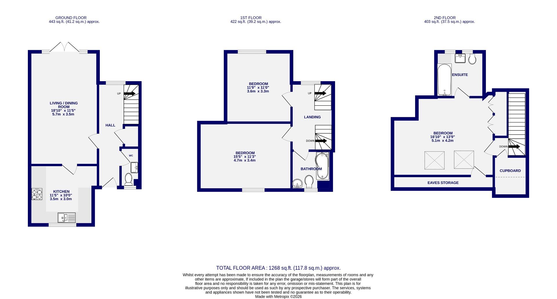 3A, Beech Avenue, York floorplan