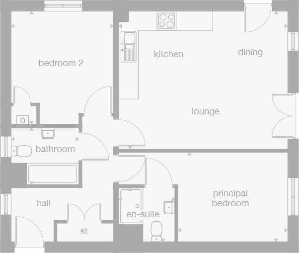 41, Off Lasswade Road, Edinburgh floorplan