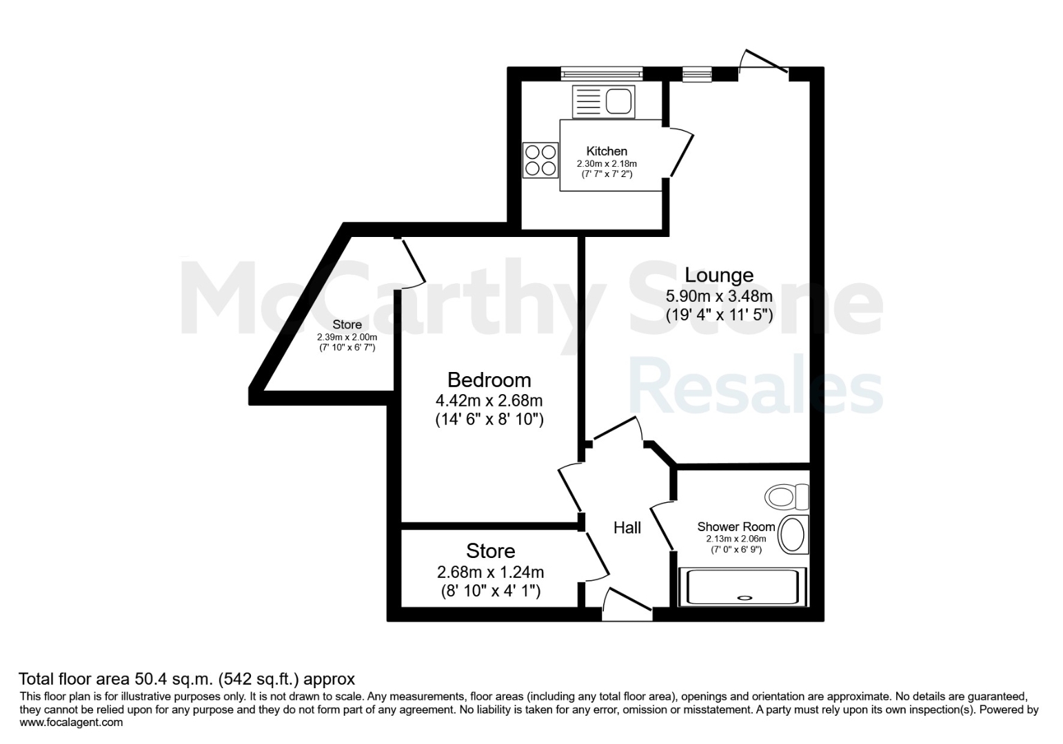 3 Dane Court, 21 Mill Green, Congleton floorplan