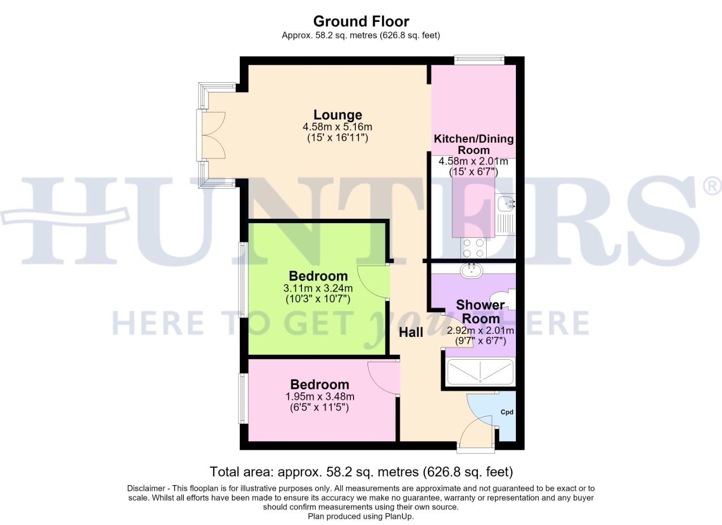 Flat 34, Ninian Court, Sadler Street, Manchester floorplan