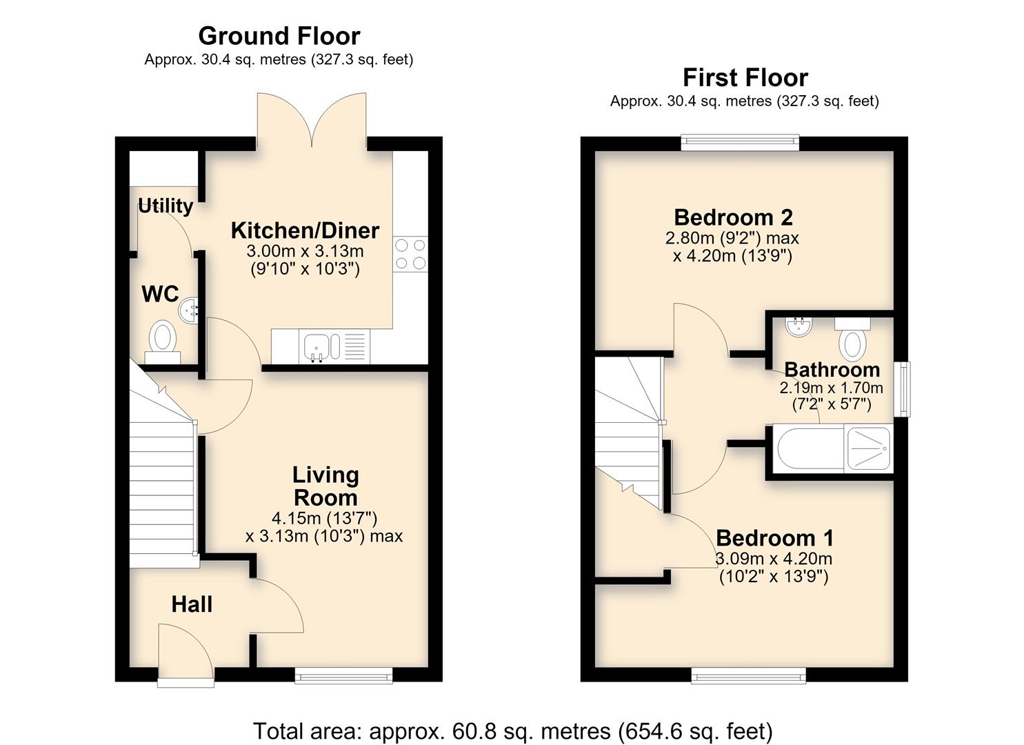 Cargill Close, Alcester floorplan
