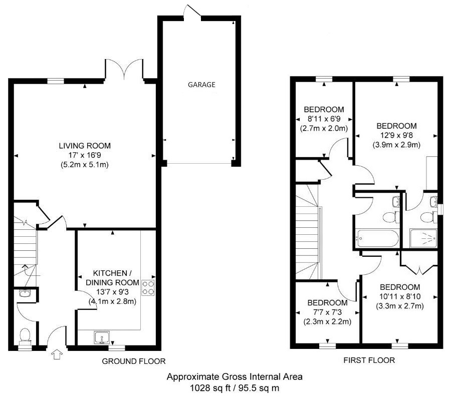 No Data Give, 13 Ayrshire Crescent, Woking floorplan