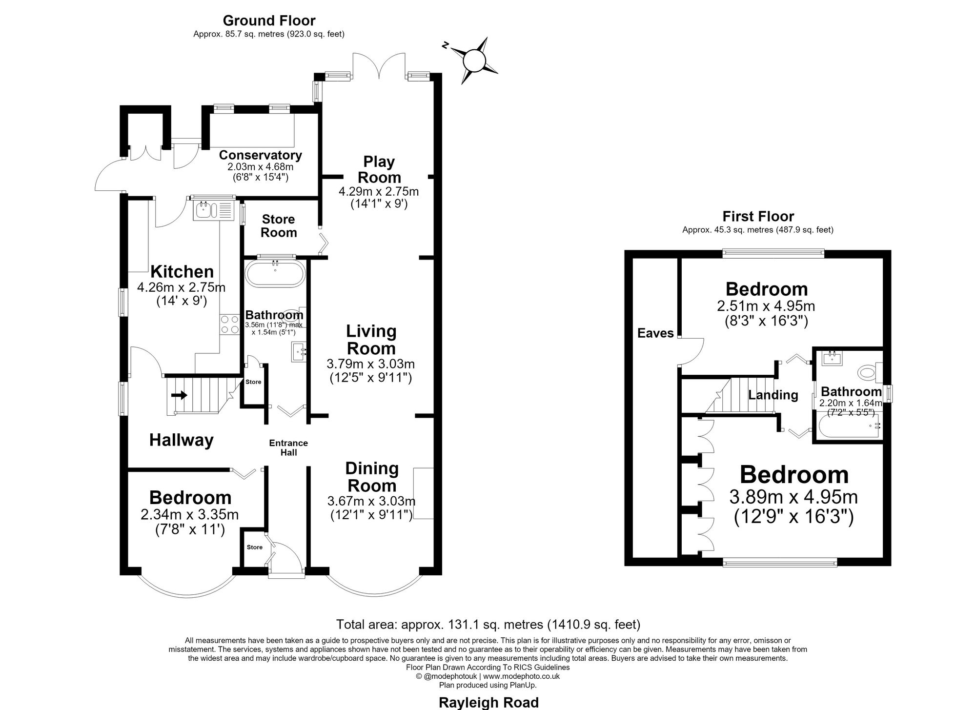 218 Rayleigh Road, Brentwood floorplan