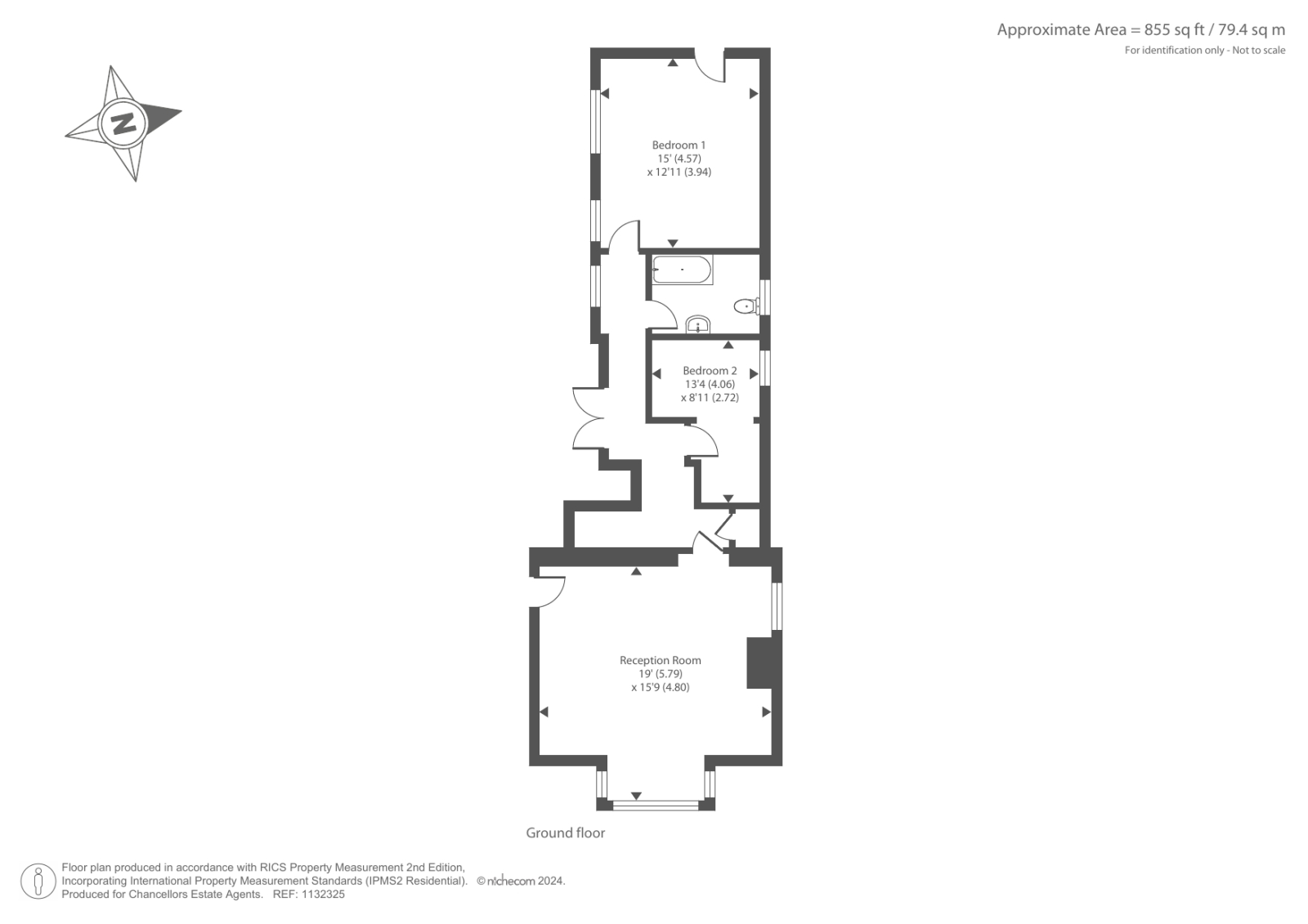 Flat E, 79, High Street, Witney floorplan