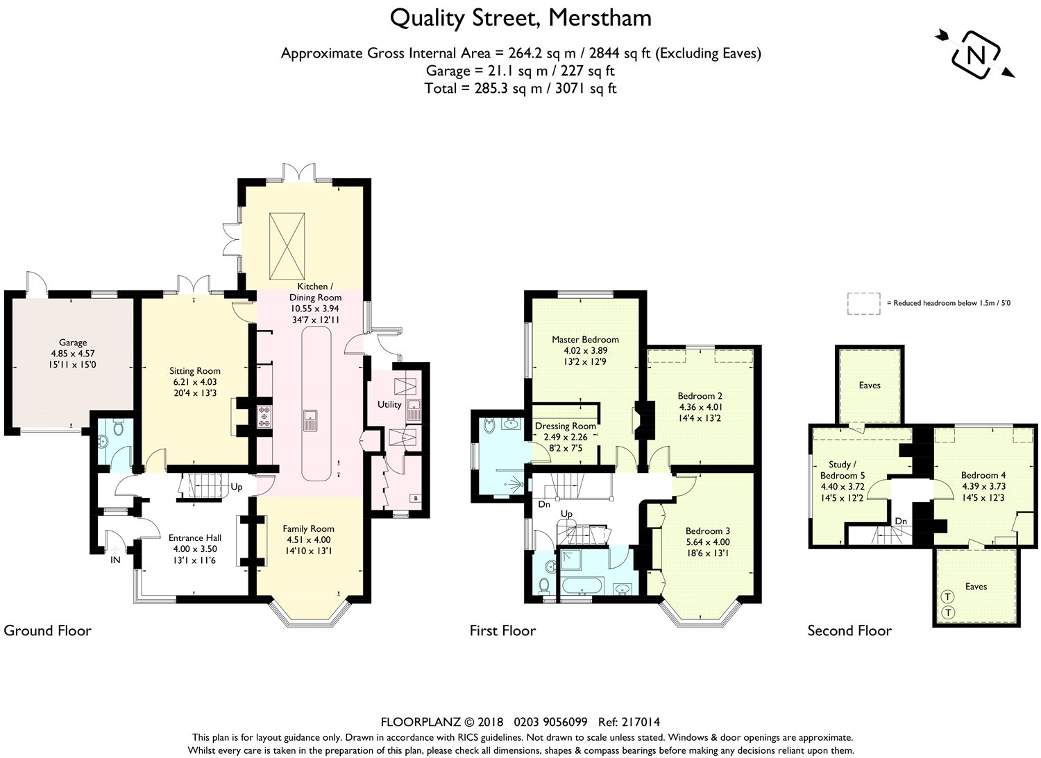 5 Bedrooms Detached house for sale in Quality Street, Merstham, Surrey RH1