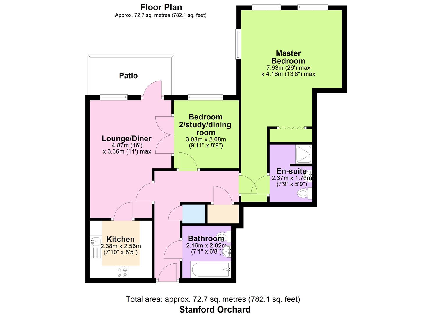 18, Stanford Orchard, Warnham floorplan