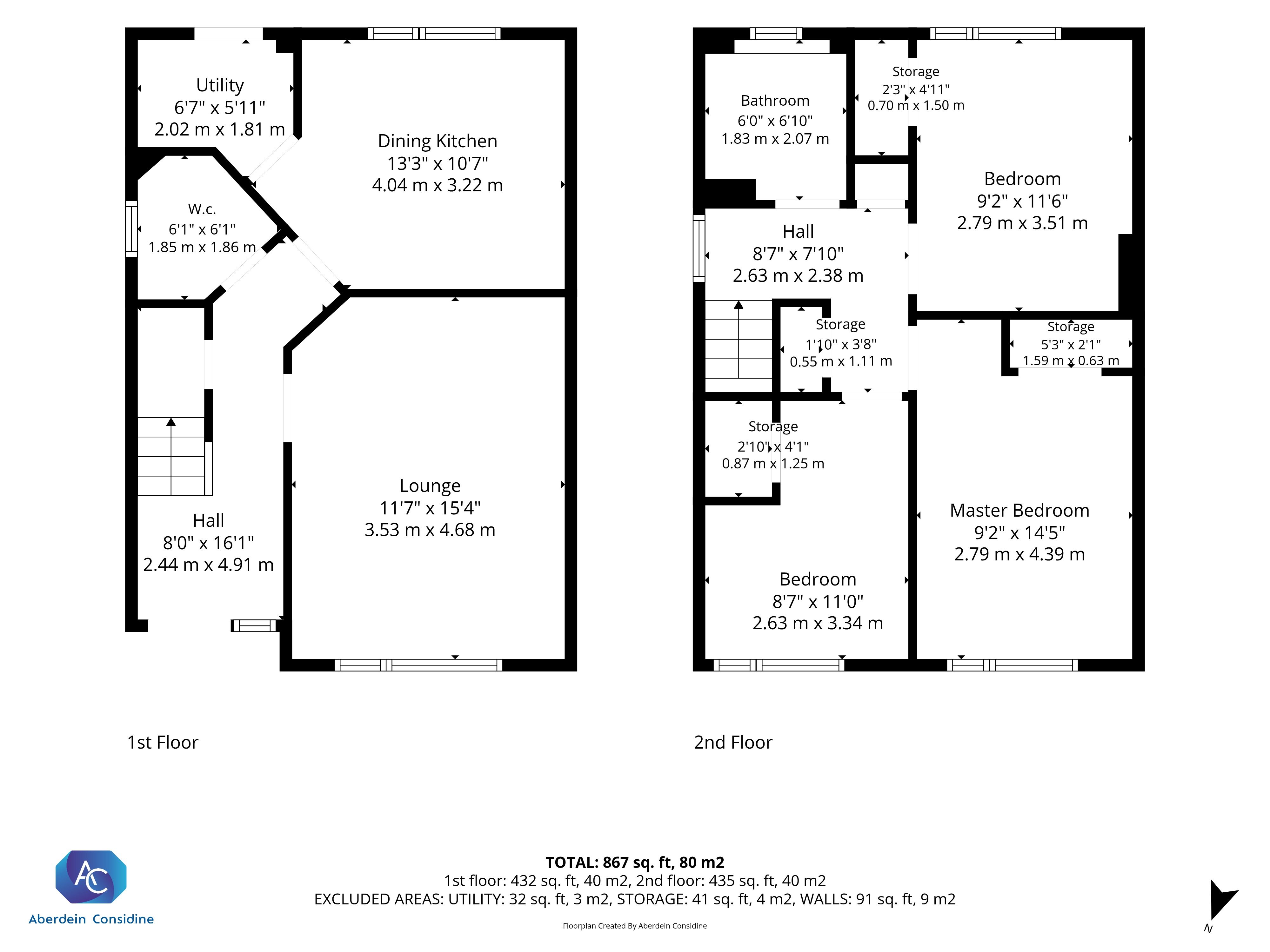 52, Old Caley Road, North Ayrshire floorplan