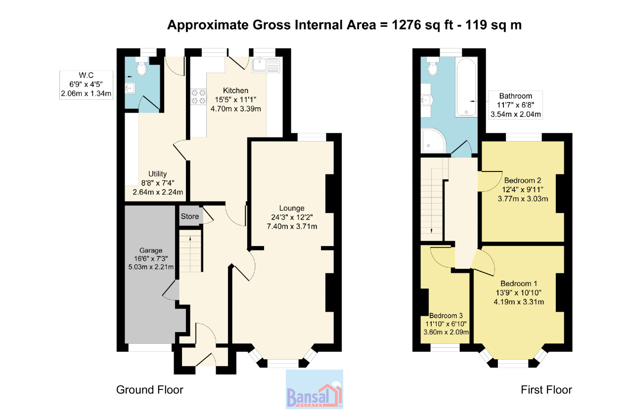 28, Green Lane, Coventry floorplan