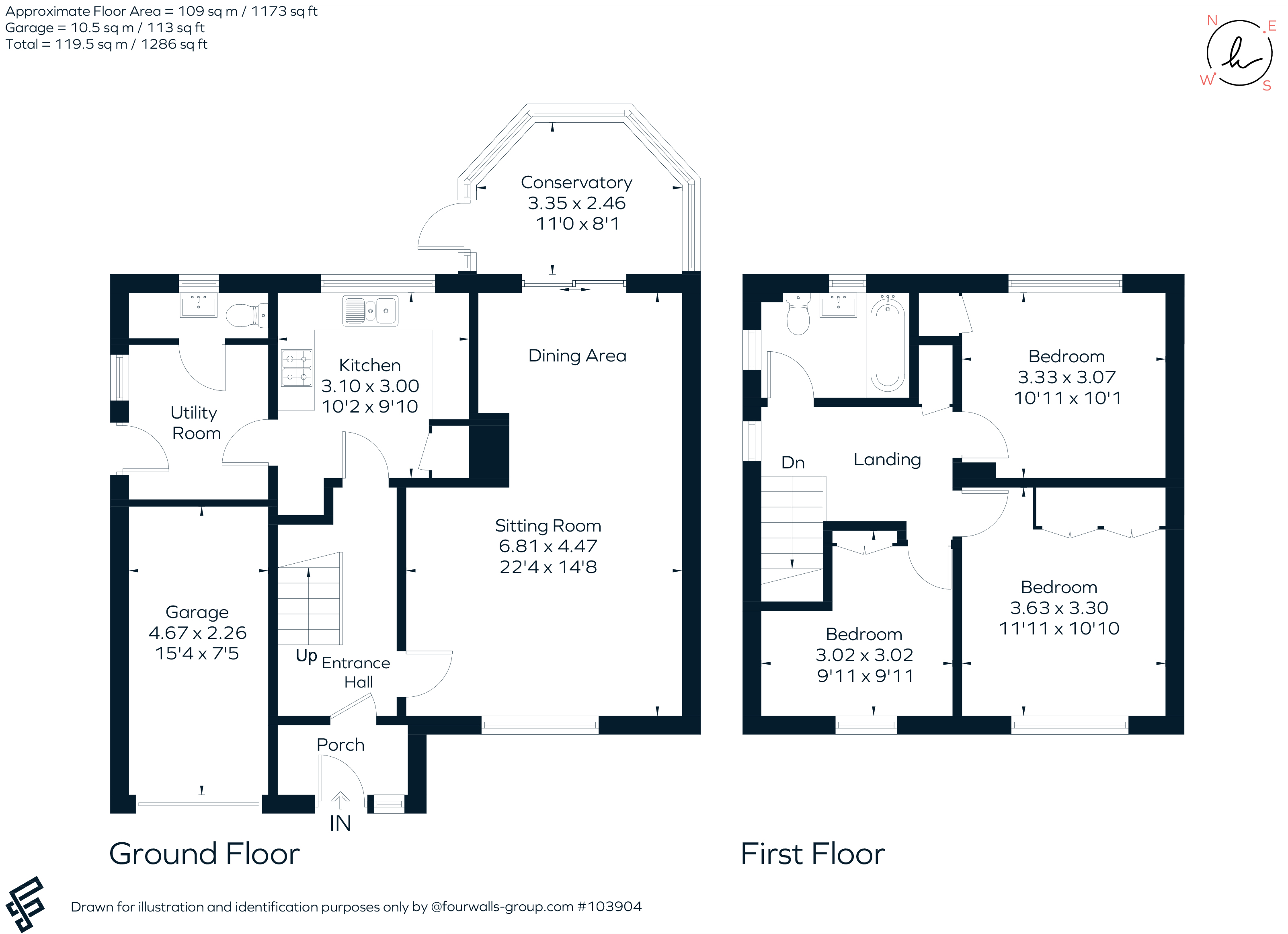 135, Alexander Drive, Cirencester floorplan