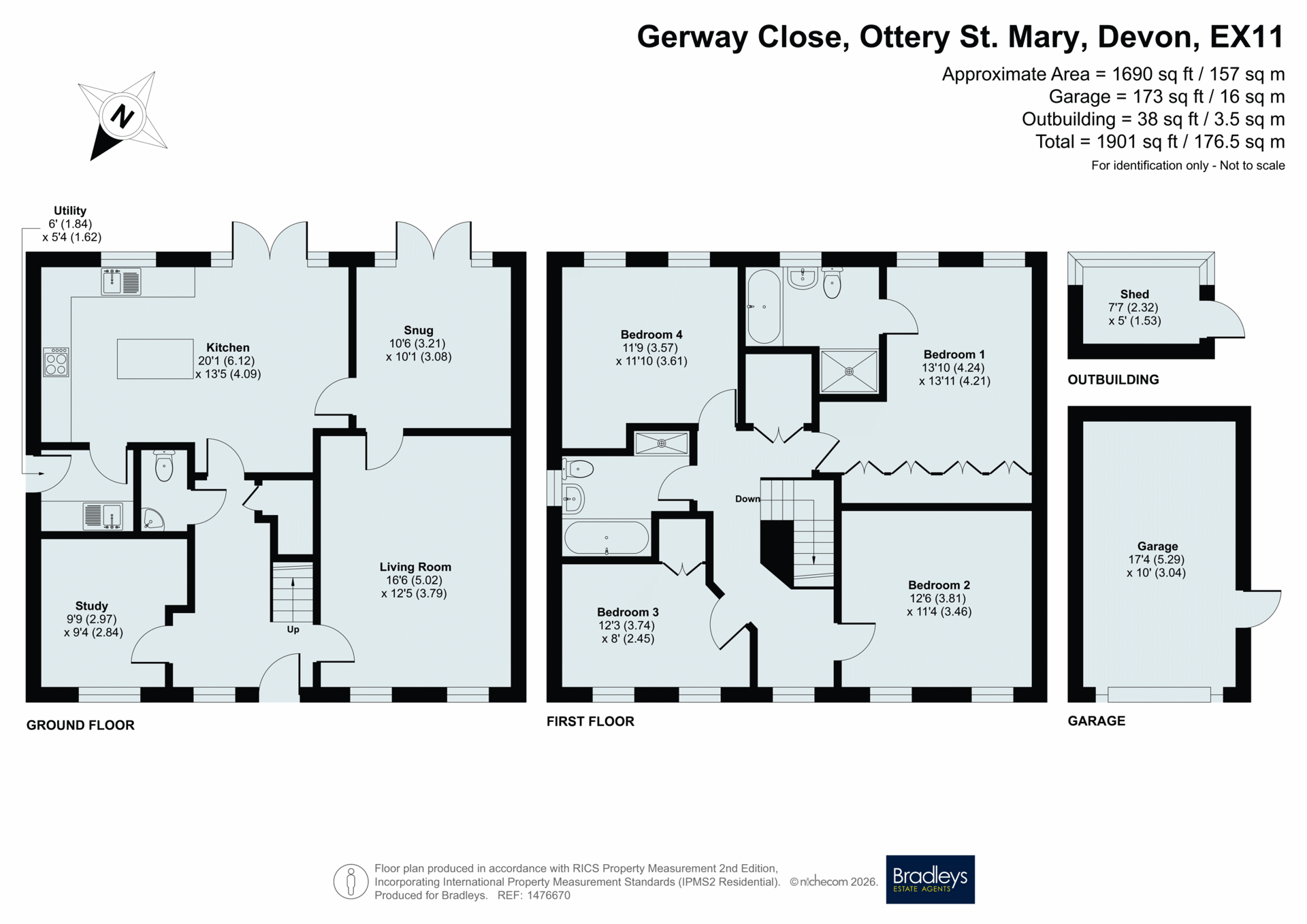 29, Gerway Close, Devon floorplan