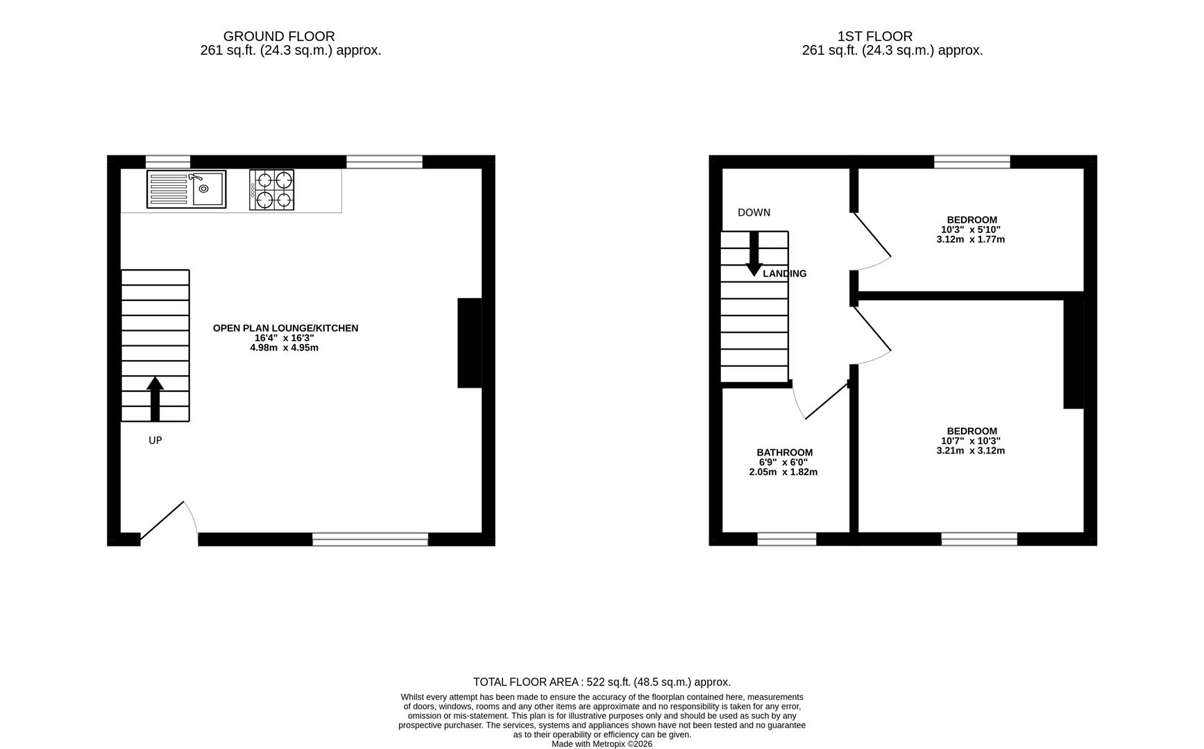 9, Cross Lane, Halifax floorplan