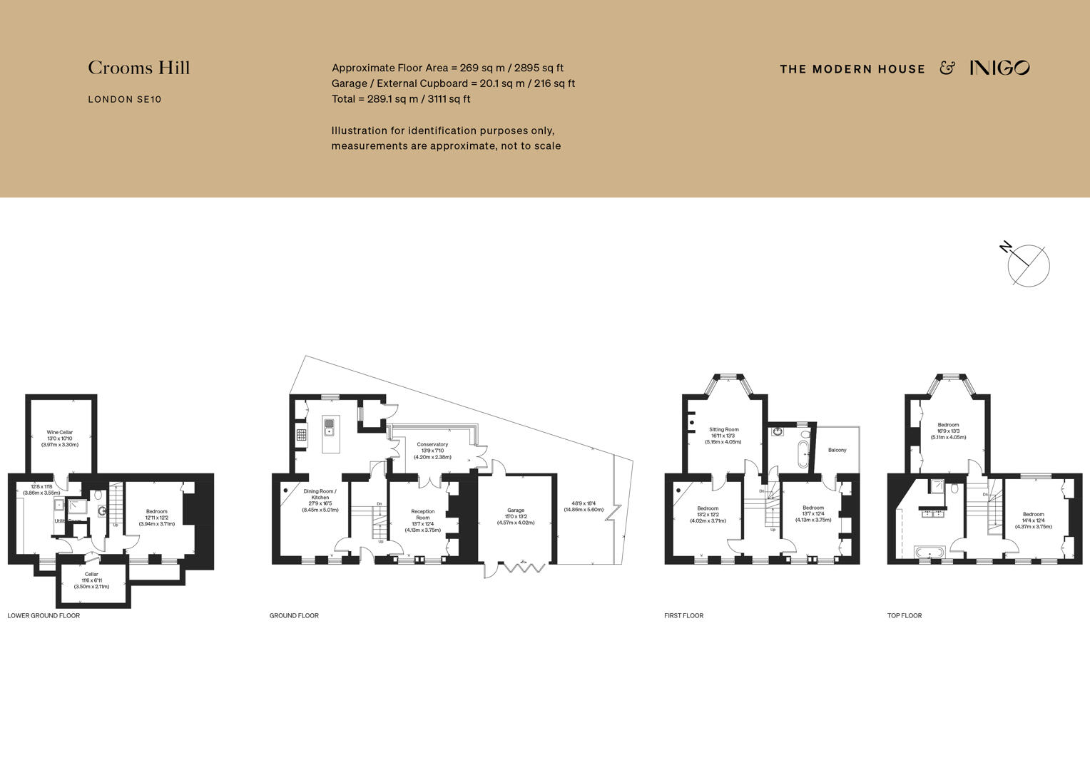 11, Crooms Hill, London floorplan