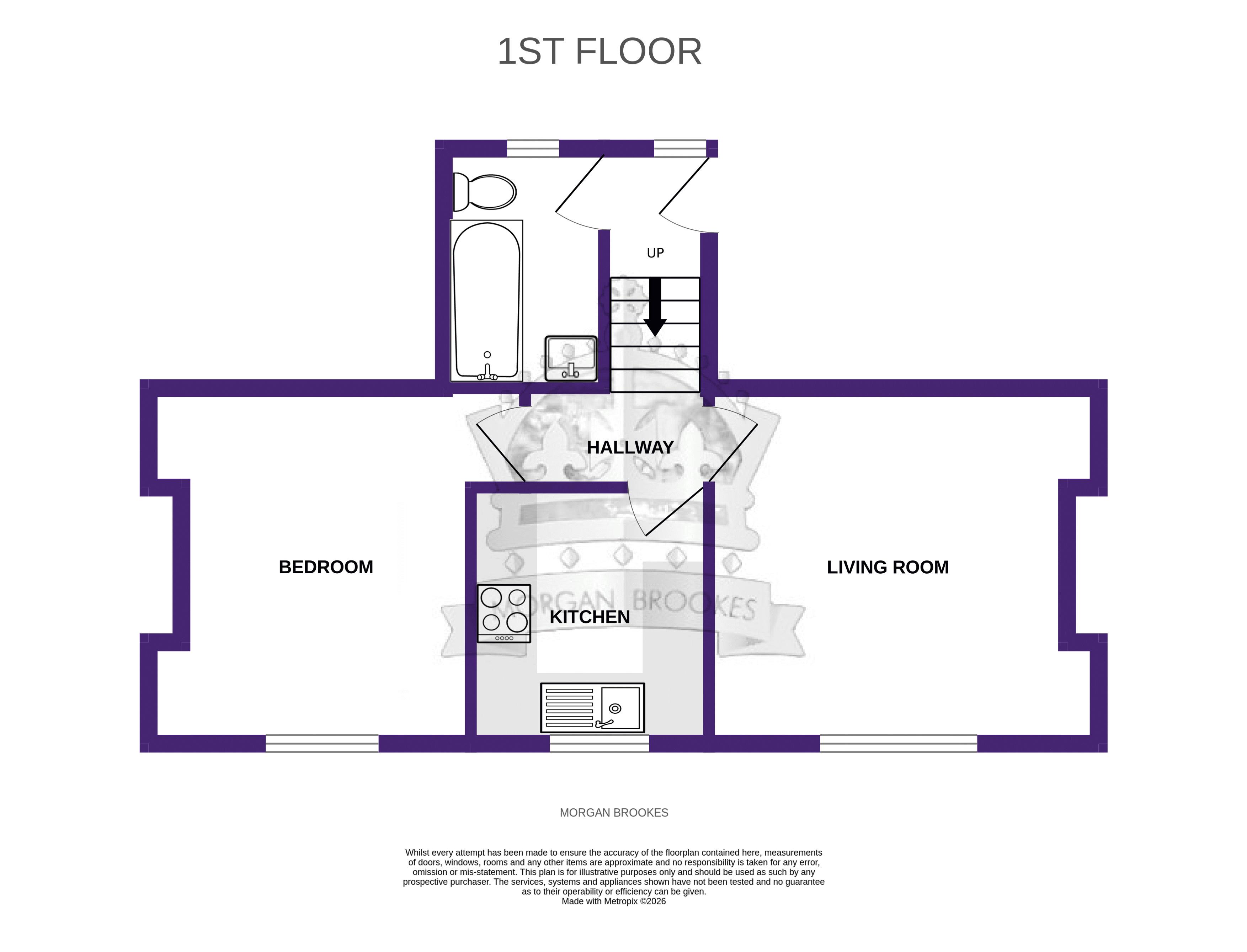 Flat D, 63, Queens Road, Southend-On-Sea floorplan
