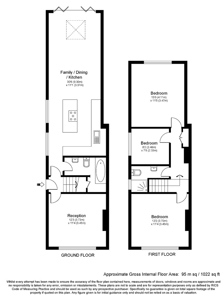 3 Bedrooms Semi-detached house for sale in Anderson Road, Weybridge, Surrey KT13