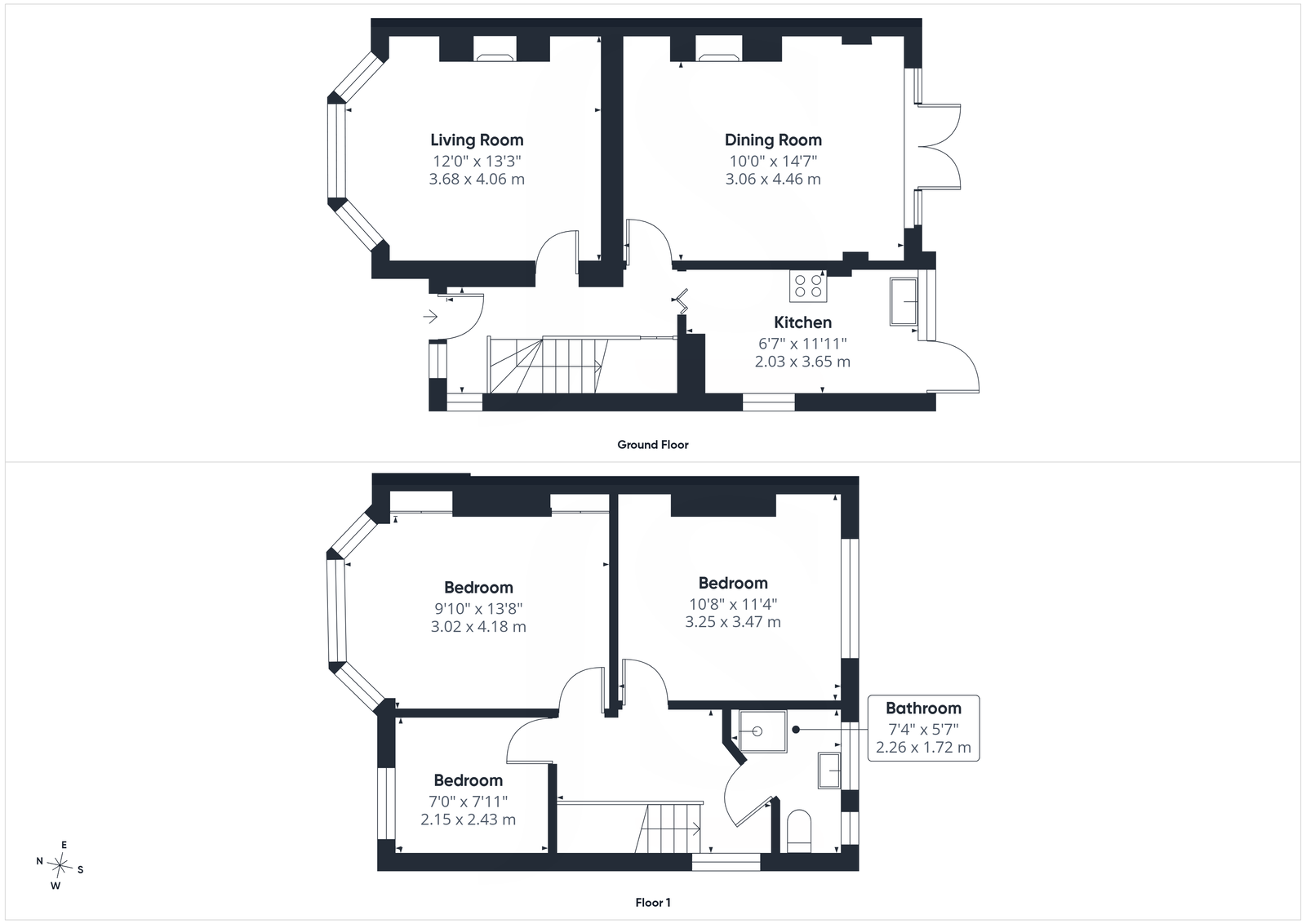 62, Lyndhurst Road, Worthing floorplan