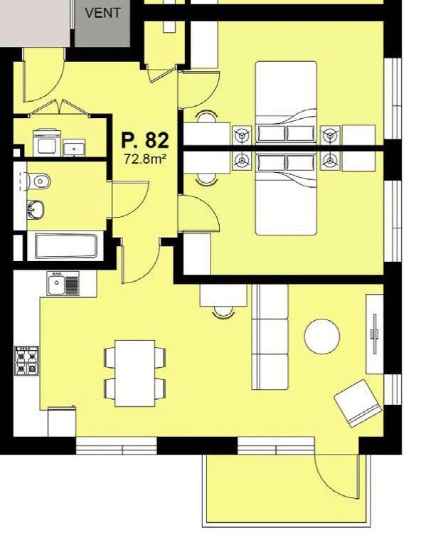 Flat 9, 1 Dart Court, Primrose Crescent, Wokingham floorplan