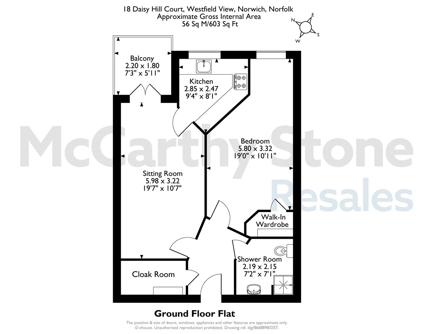 18 Daisy Hill Court, Westfield View, Norwich floorplan