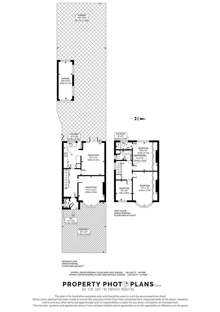 34, Friars Way, London floorplan