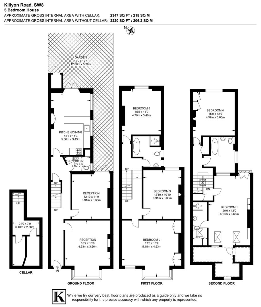 58, Killyon Road, London floorplan