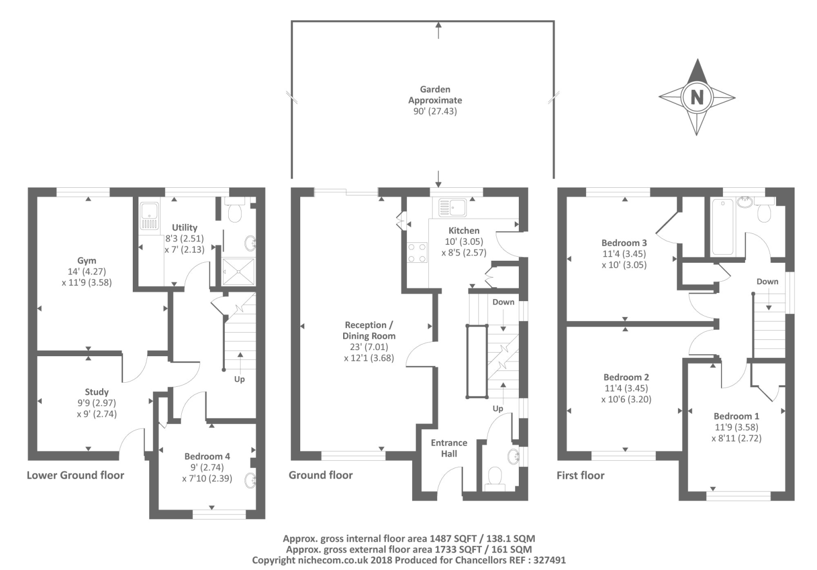 4 Bedrooms Semi-detached house to rent in Partridge Way, High Wycombe HP13