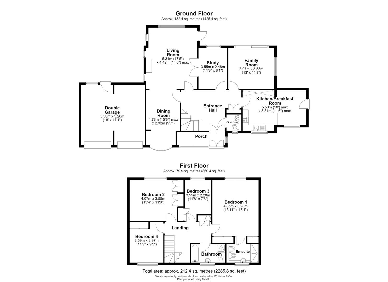 18, West Common Grove, Harpenden floorplan
