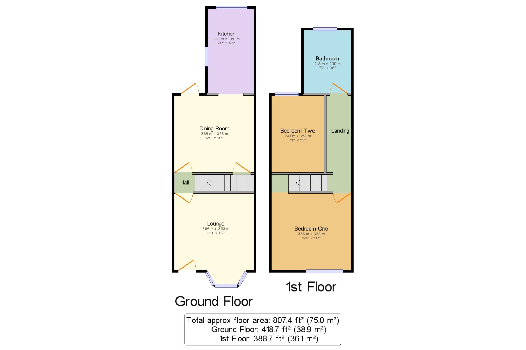 2 Bedrooms Terraced house for sale in Charlton Street, Maidstone, Kent ME16