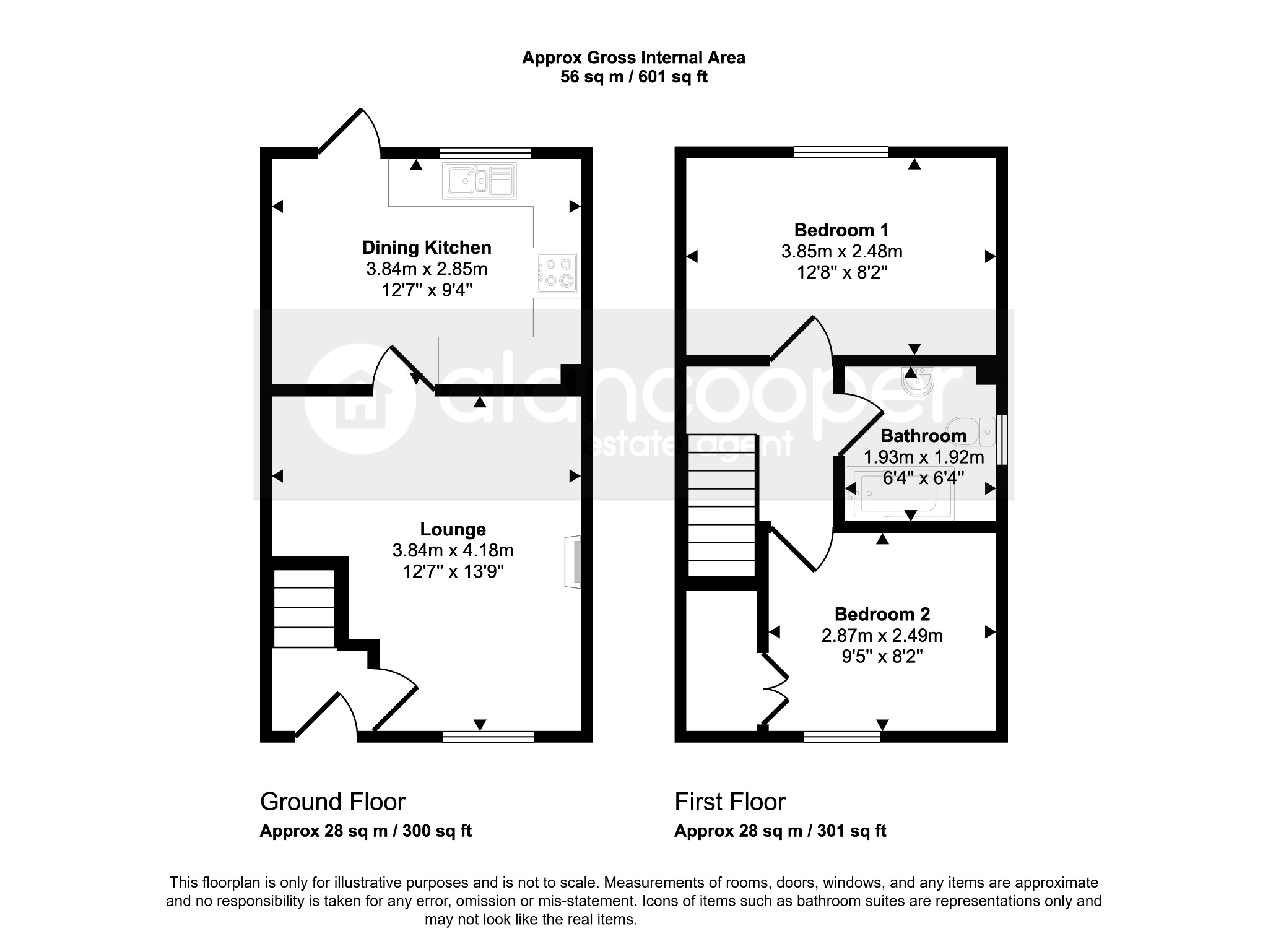17 Bronze Close, Nuneaton, Warwickshire floorplan