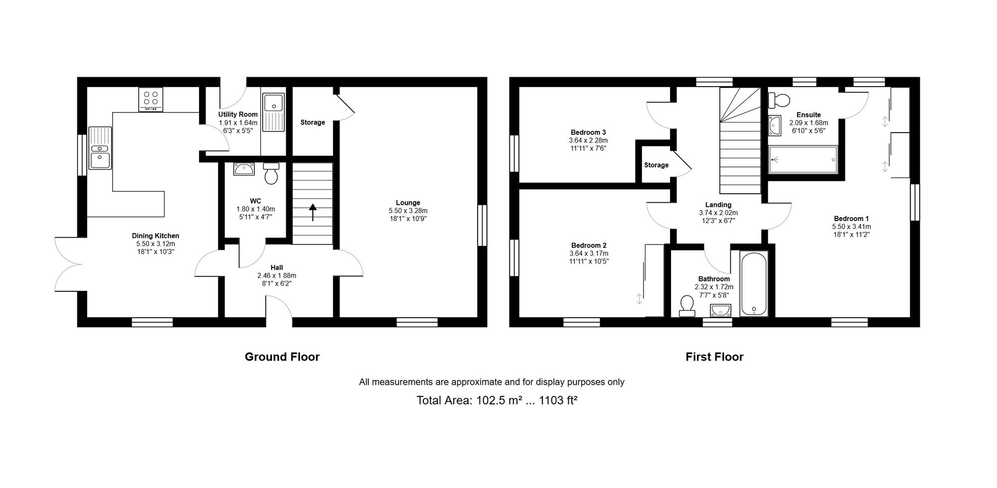 10 Stagecoach Way, Stafford floorplan
