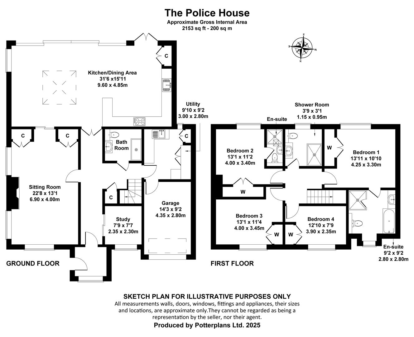 The Police House, Bluett Avenue, Seaview floorplan