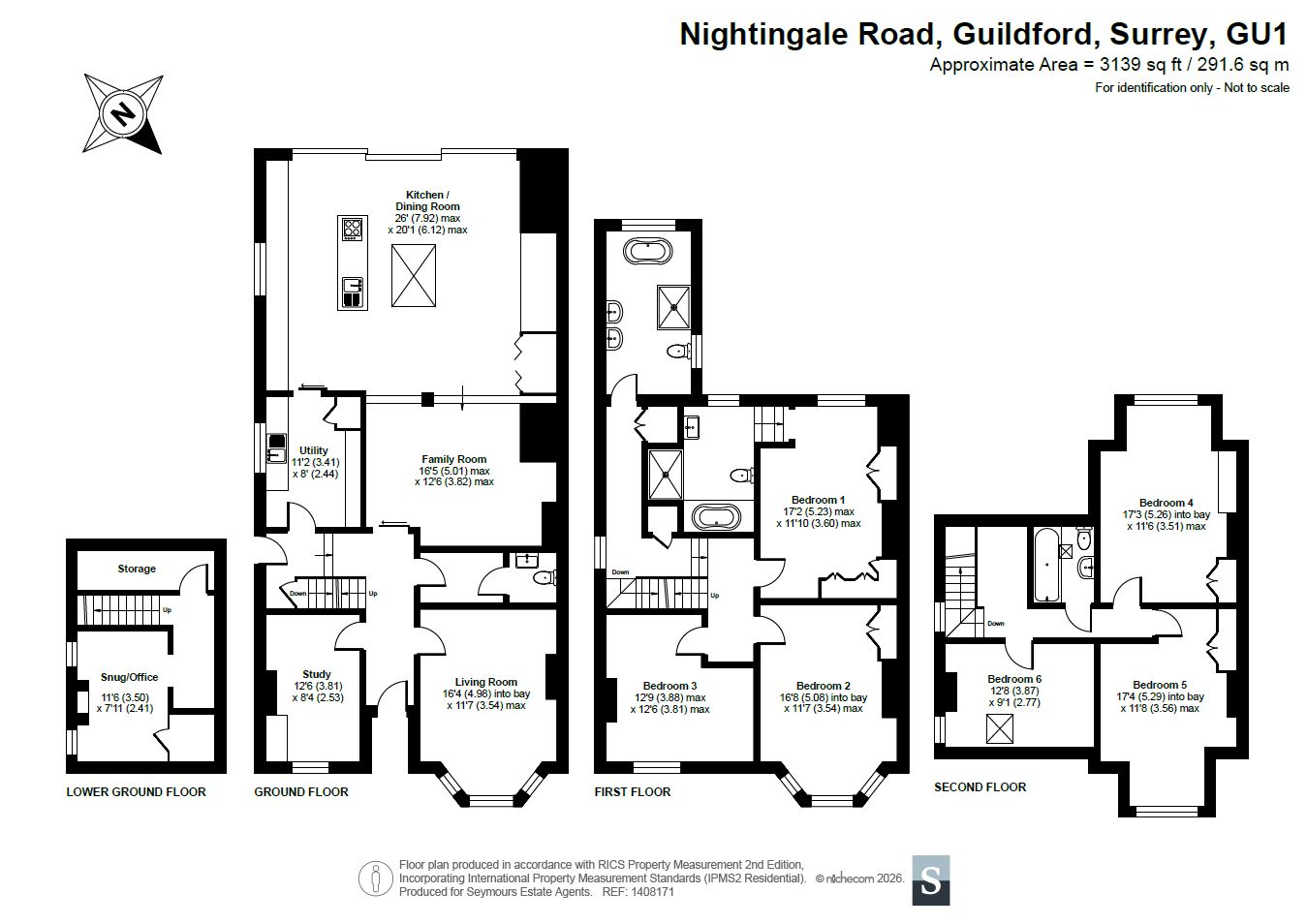 32, Nightingale Road, Surrey floorplan