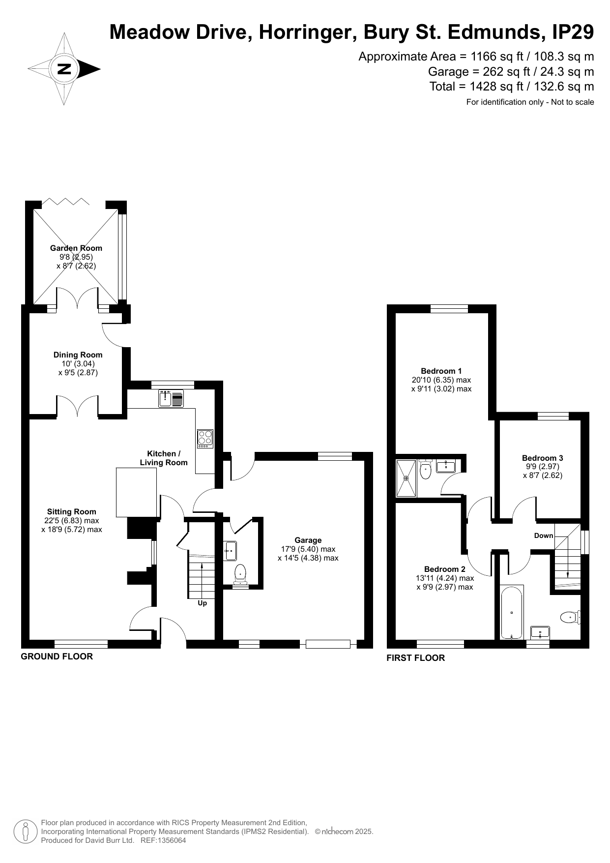 3, Meadow Drive, Bury St. Edmunds floorplan