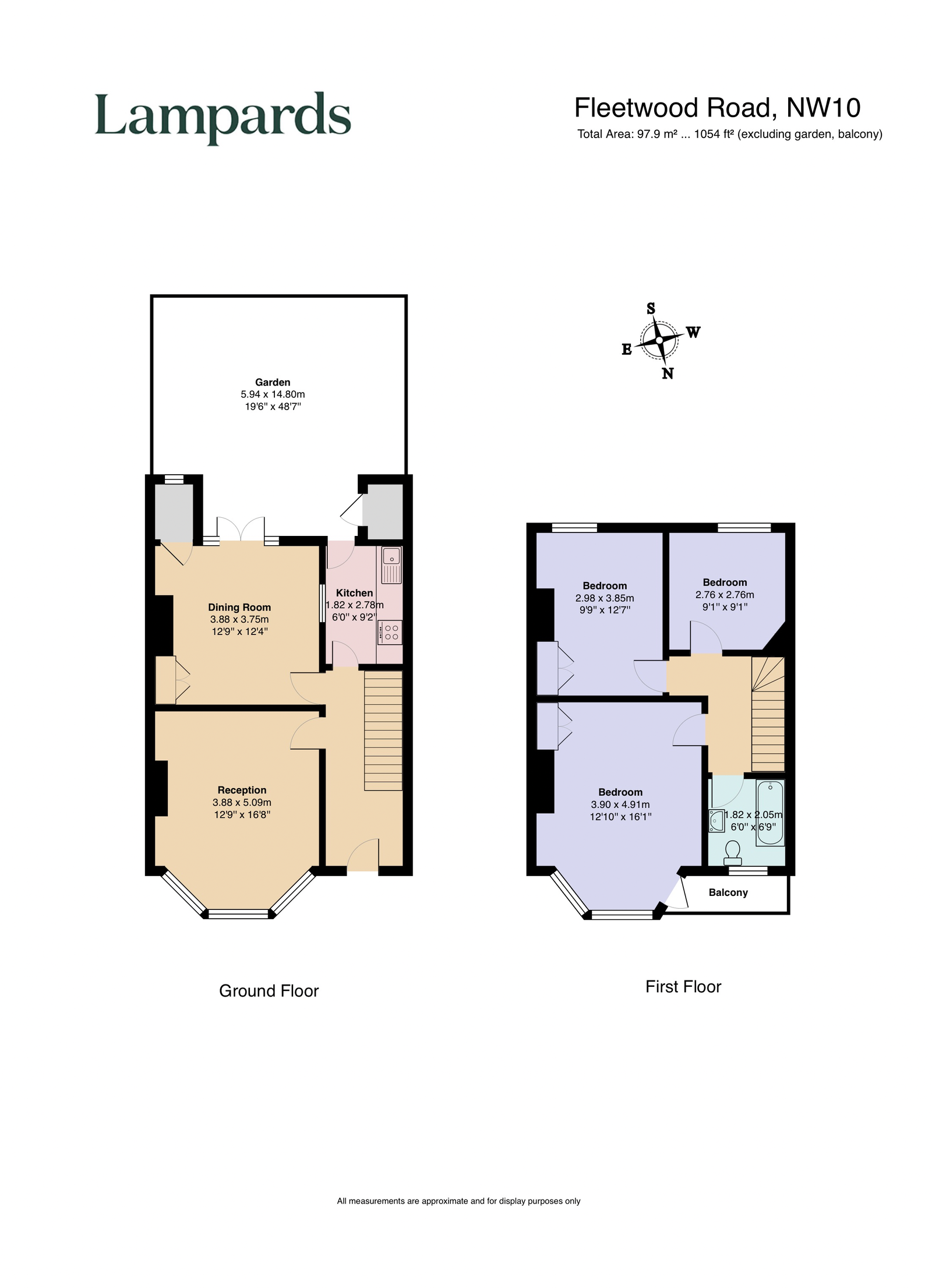 17, Fleetwood Road, London floorplan