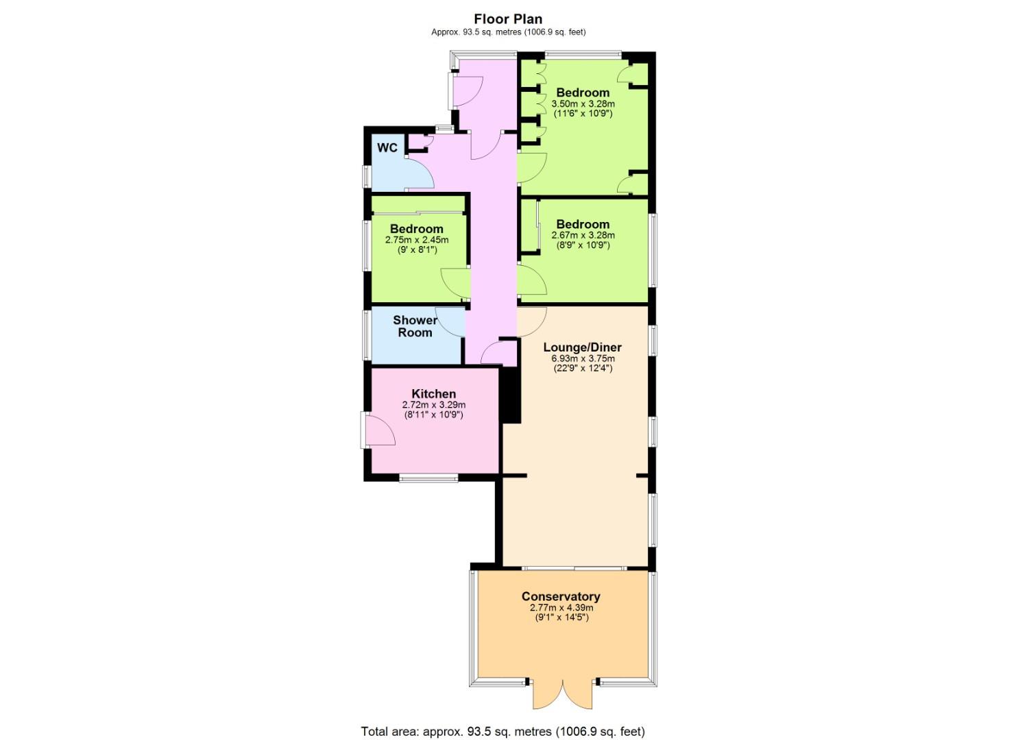 Seaside Close, Lancing floorplan