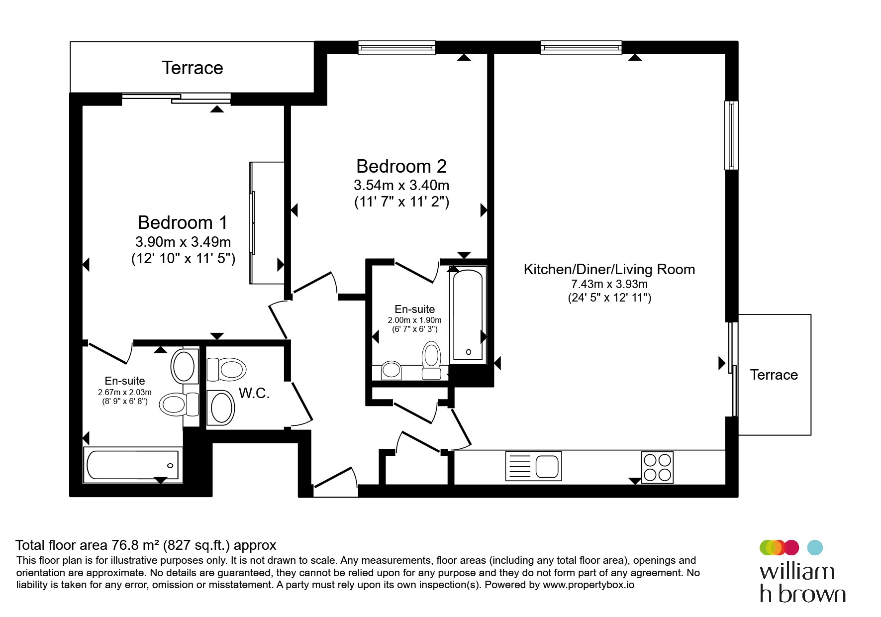 Apartment 8, 2, Quay Place, Nottingham floorplan