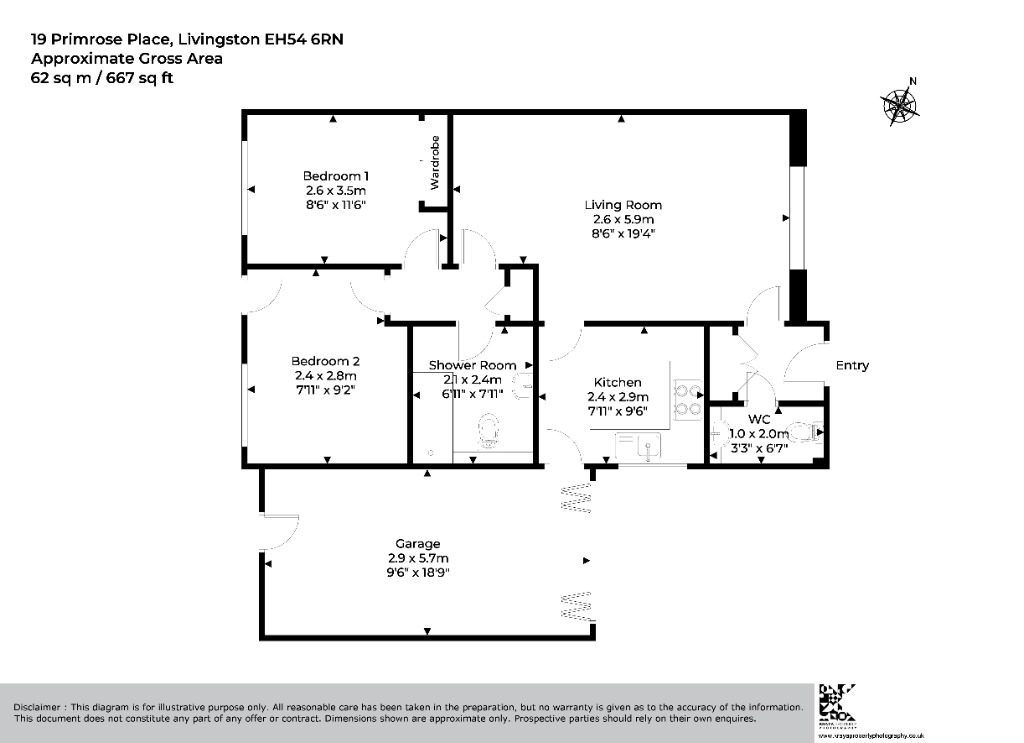 19, Primrose Place, West Lothian floorplan