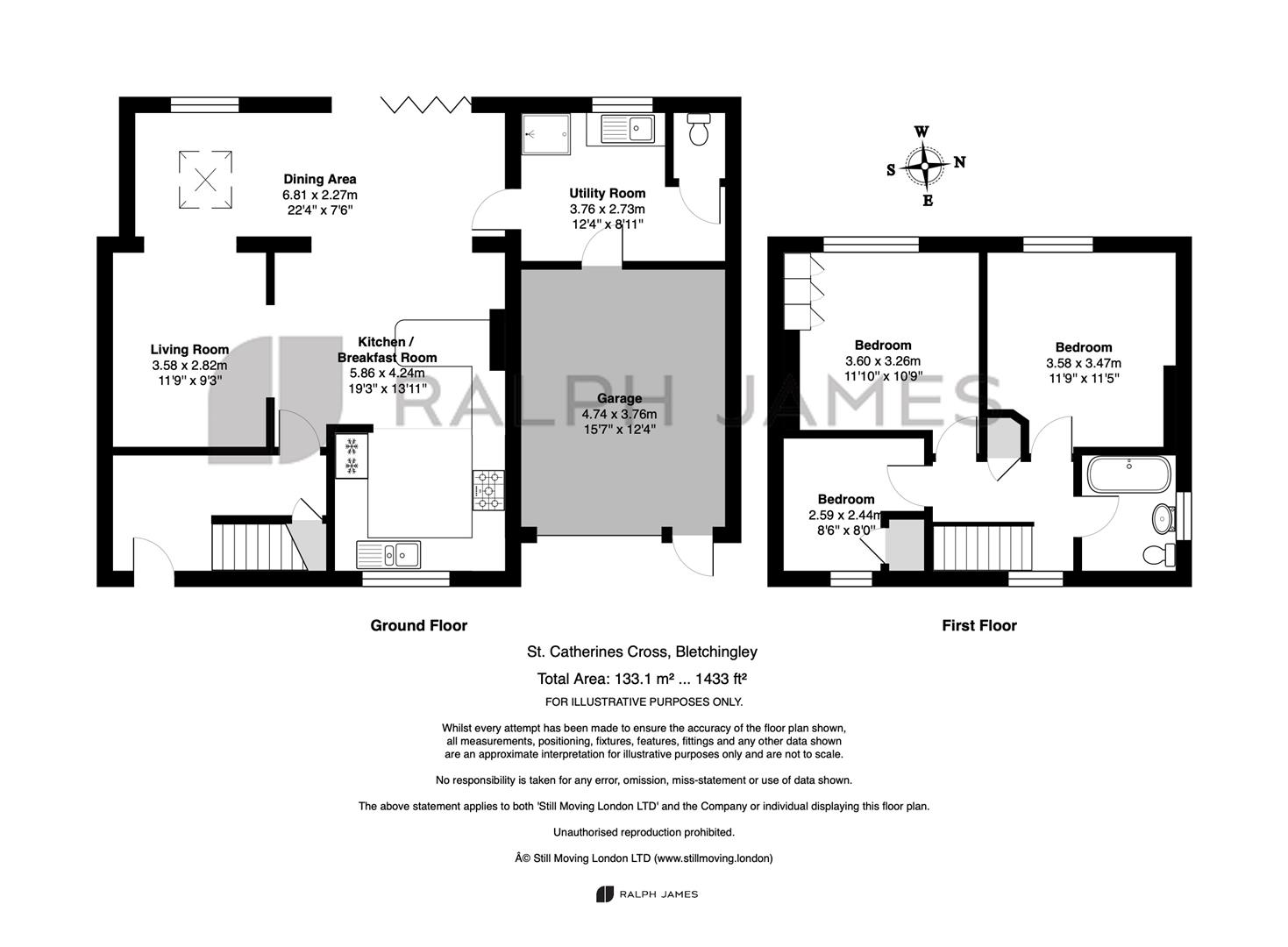5, St. Catherines Cross, Redhill floorplan