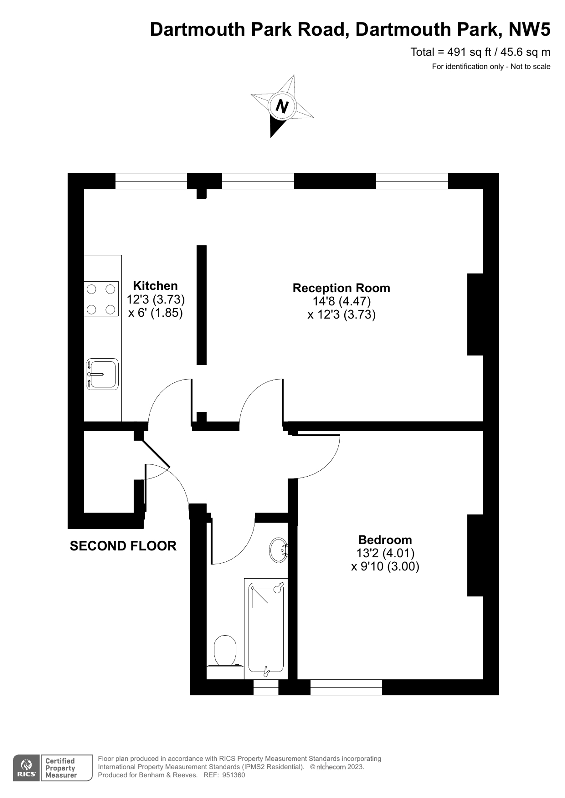 Dartmouth Park Road, Dartmouth Park NW5, 1 bedroom flat for sale 64101031 PrimeLocation