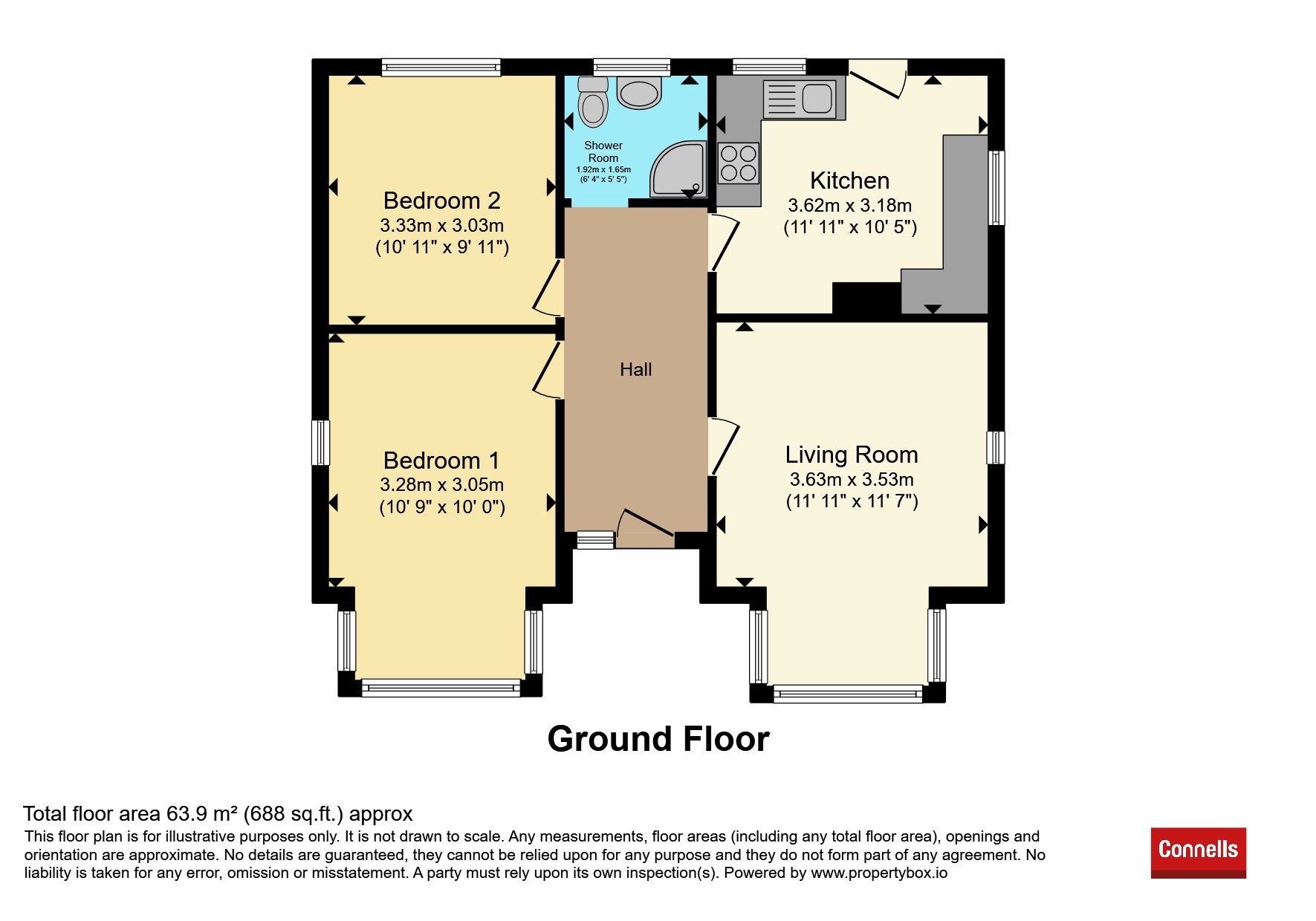 14A, Fitzmaurice Road, Christchurch floorplan