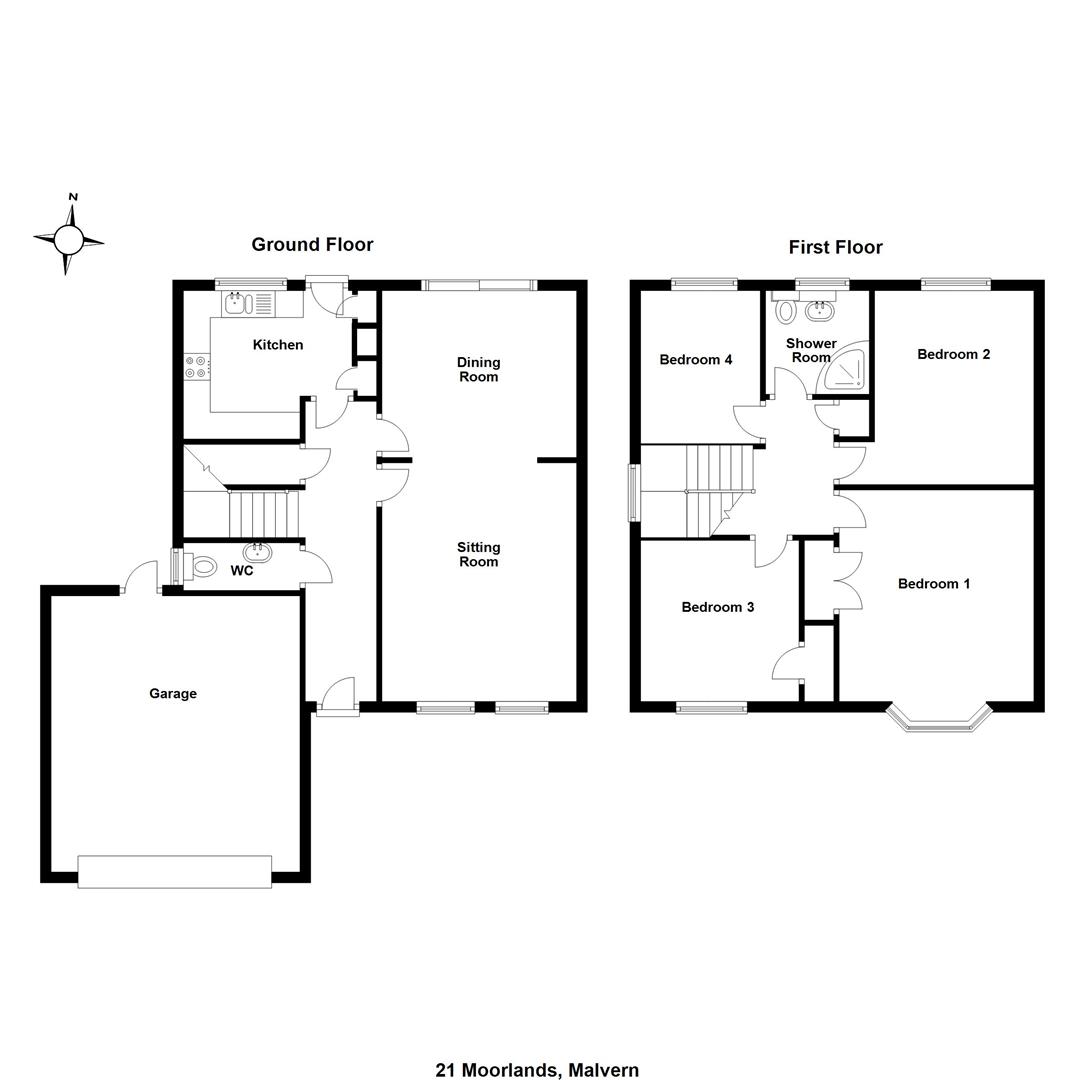 The Moorlands, Malvern WR14, 4 bedroom detached house for sale ...