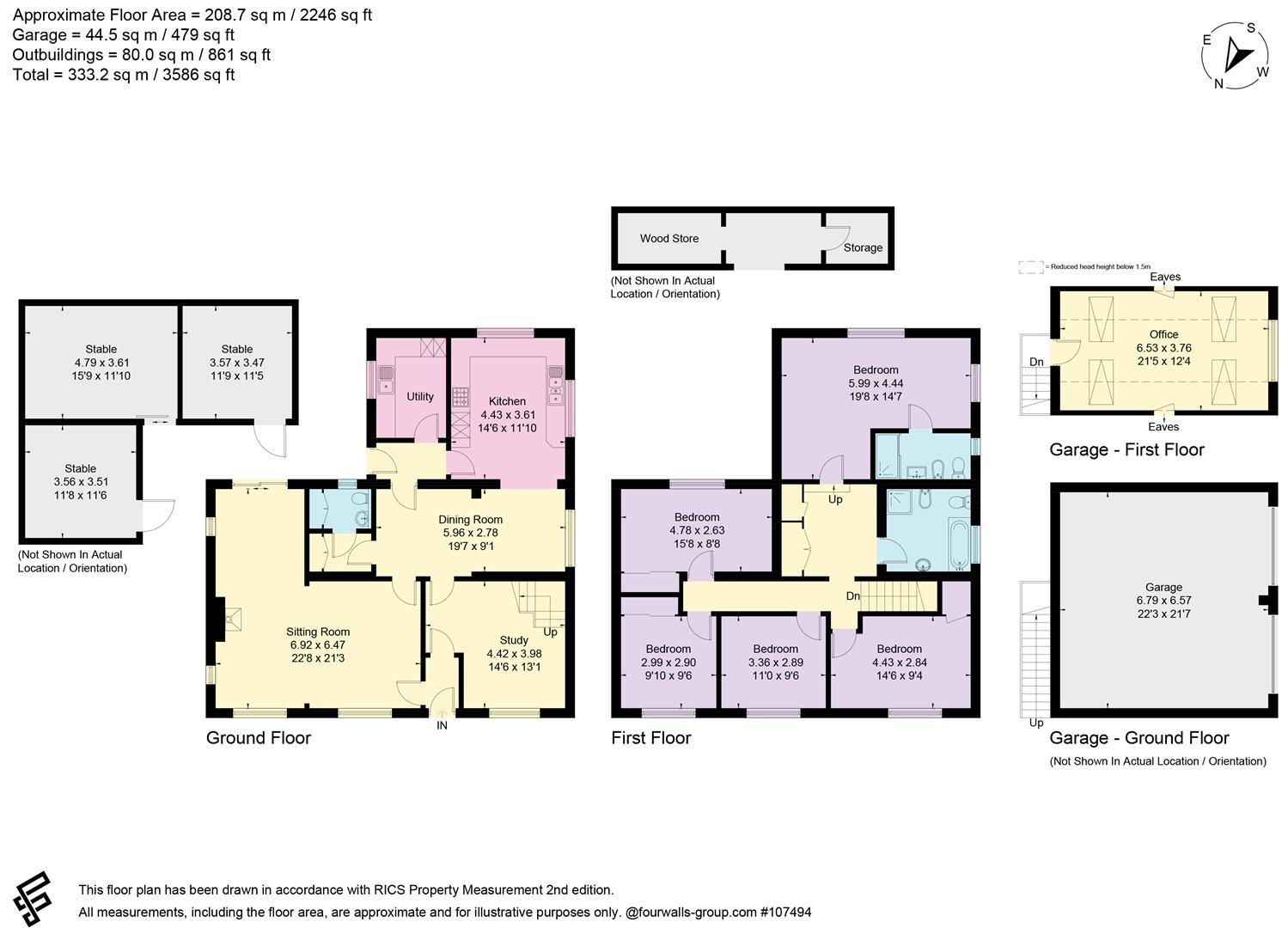 Houndshott, London Road, Andover floorplan
