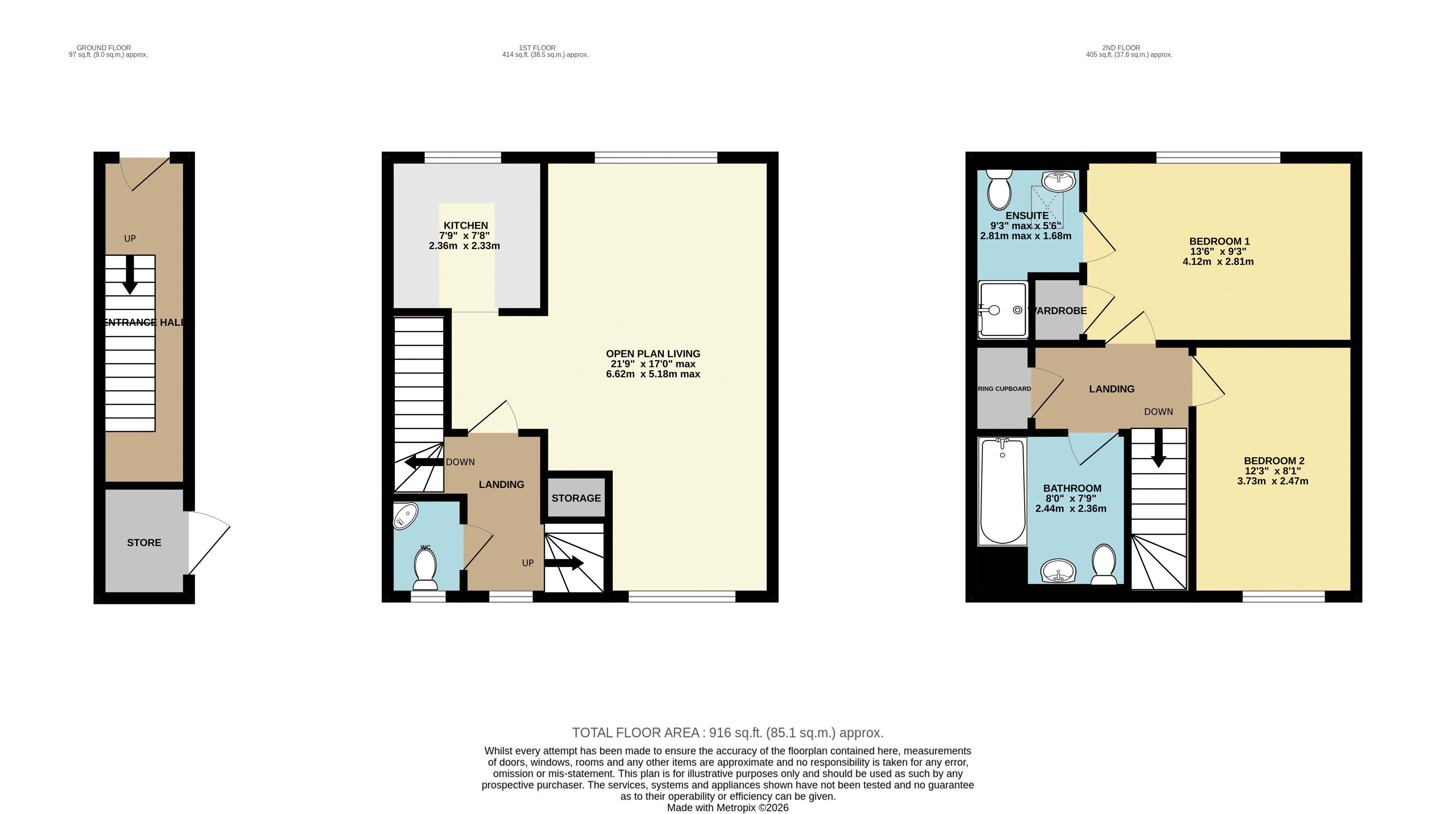 19, Exley Square, Lincoln floorplan
