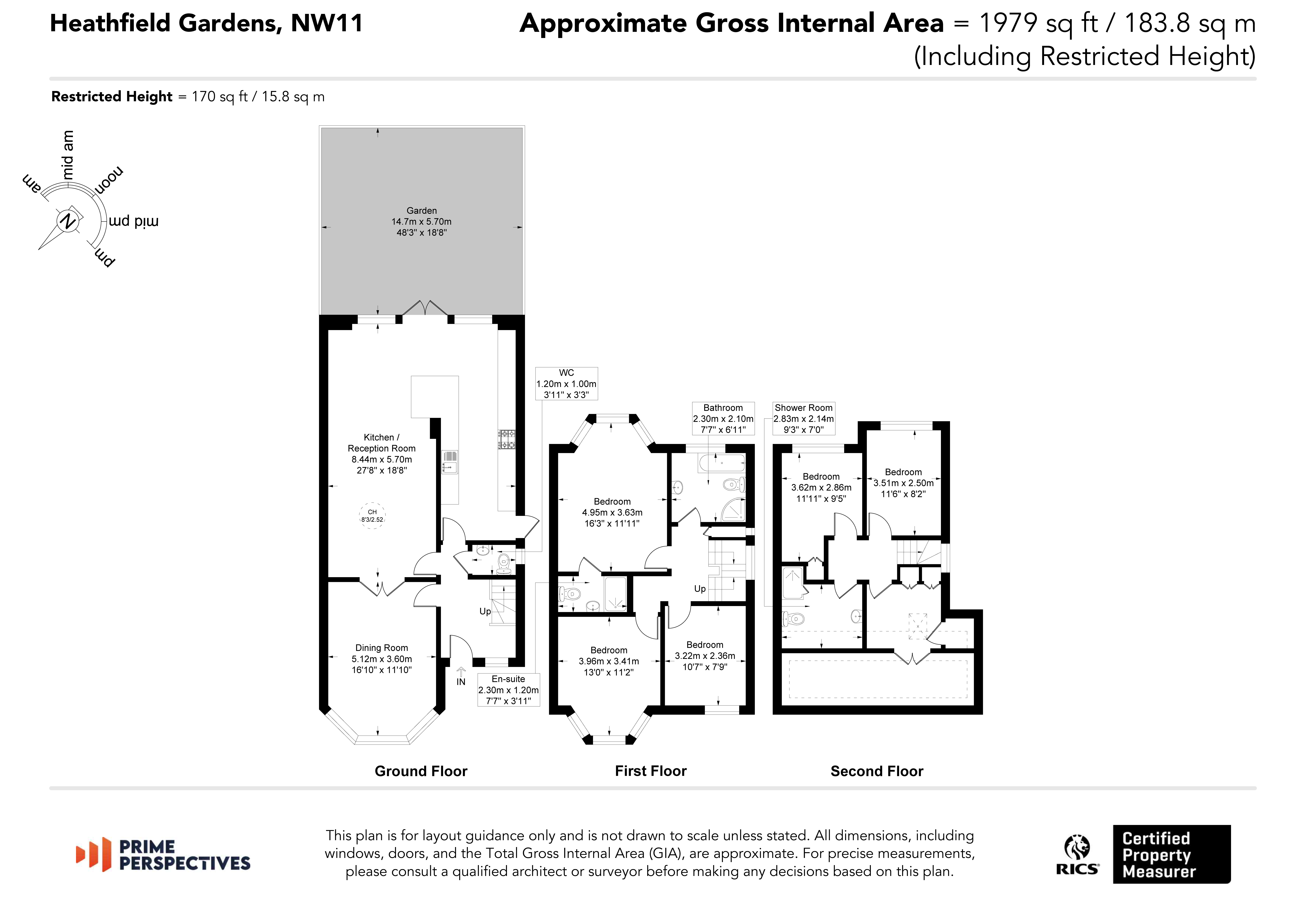 30, Heathfield Gardens, London floorplan
