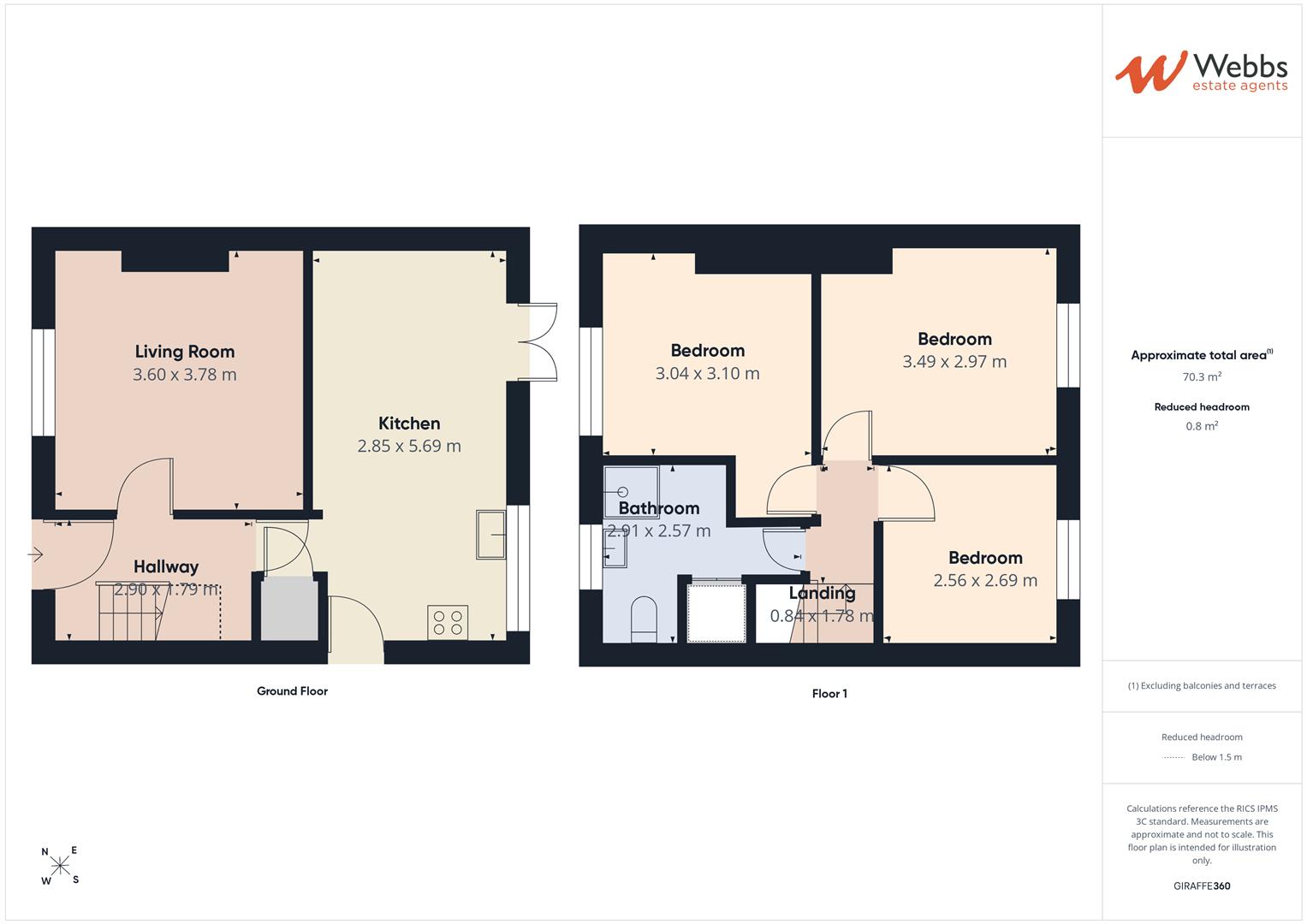 63, Springhill Terrace, Rugeley floorplan