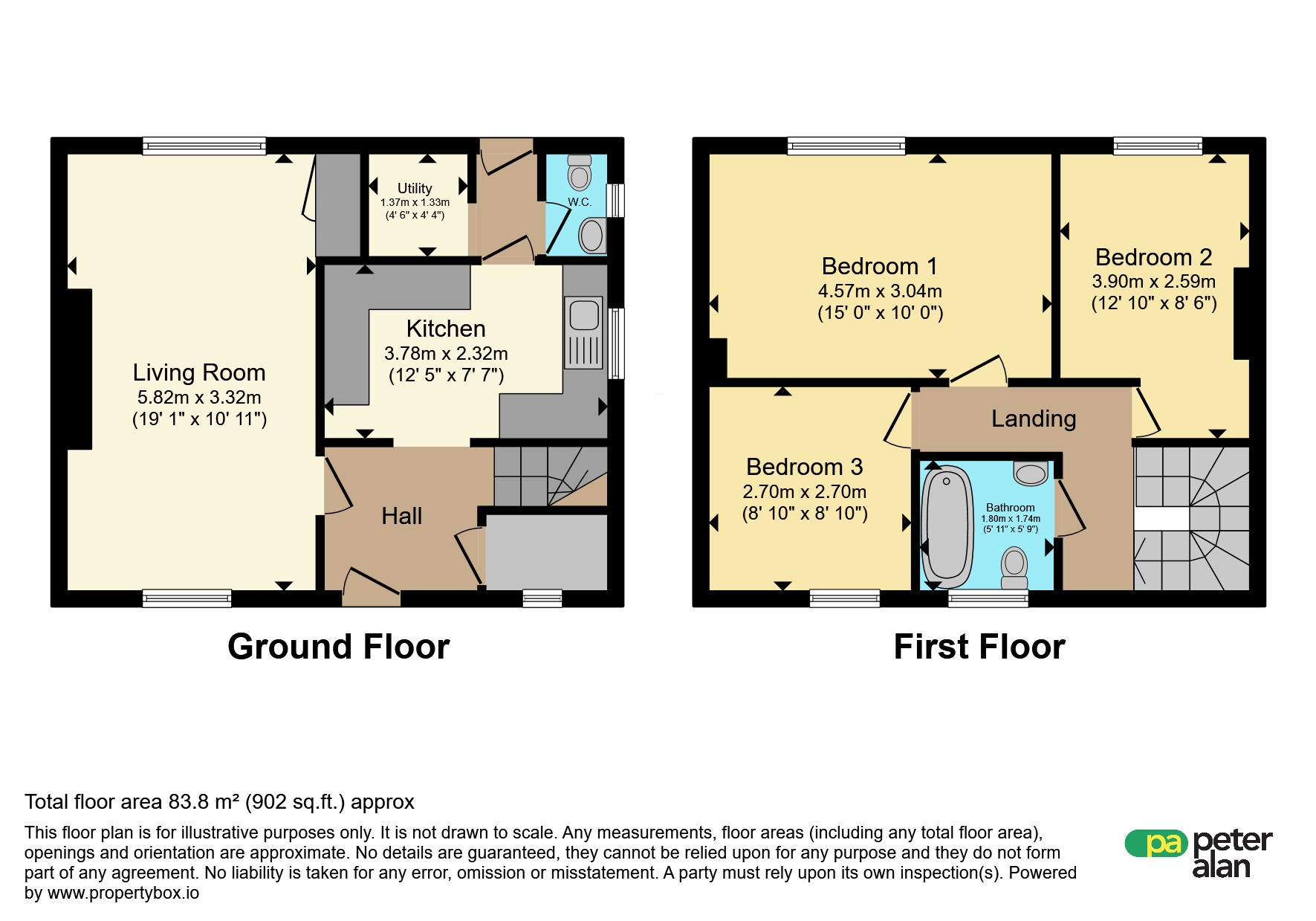47, Cefn Road, CARDIFF floorplan