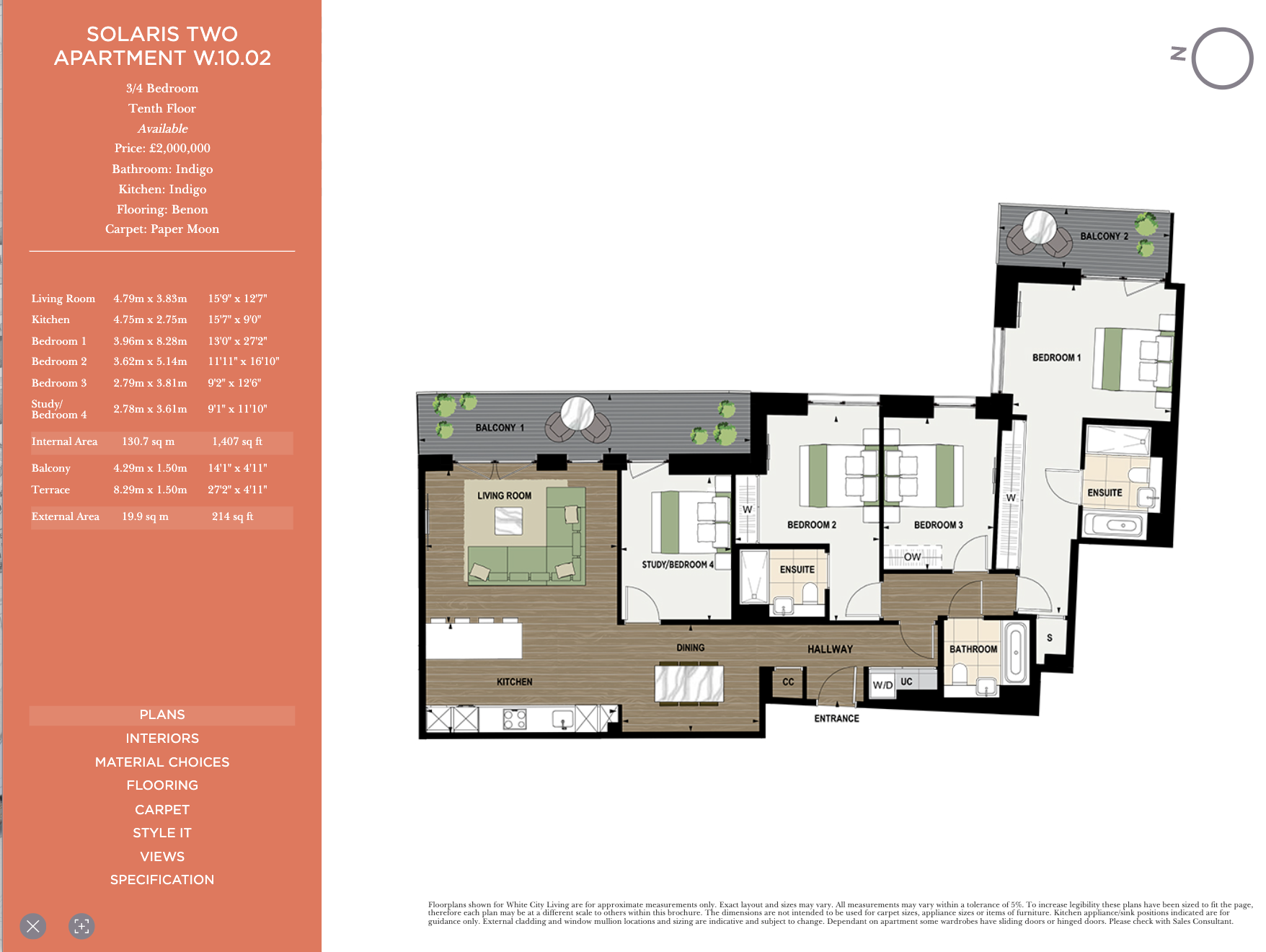 White City Living, White City Living, White City, Wood Lane, London floorplan