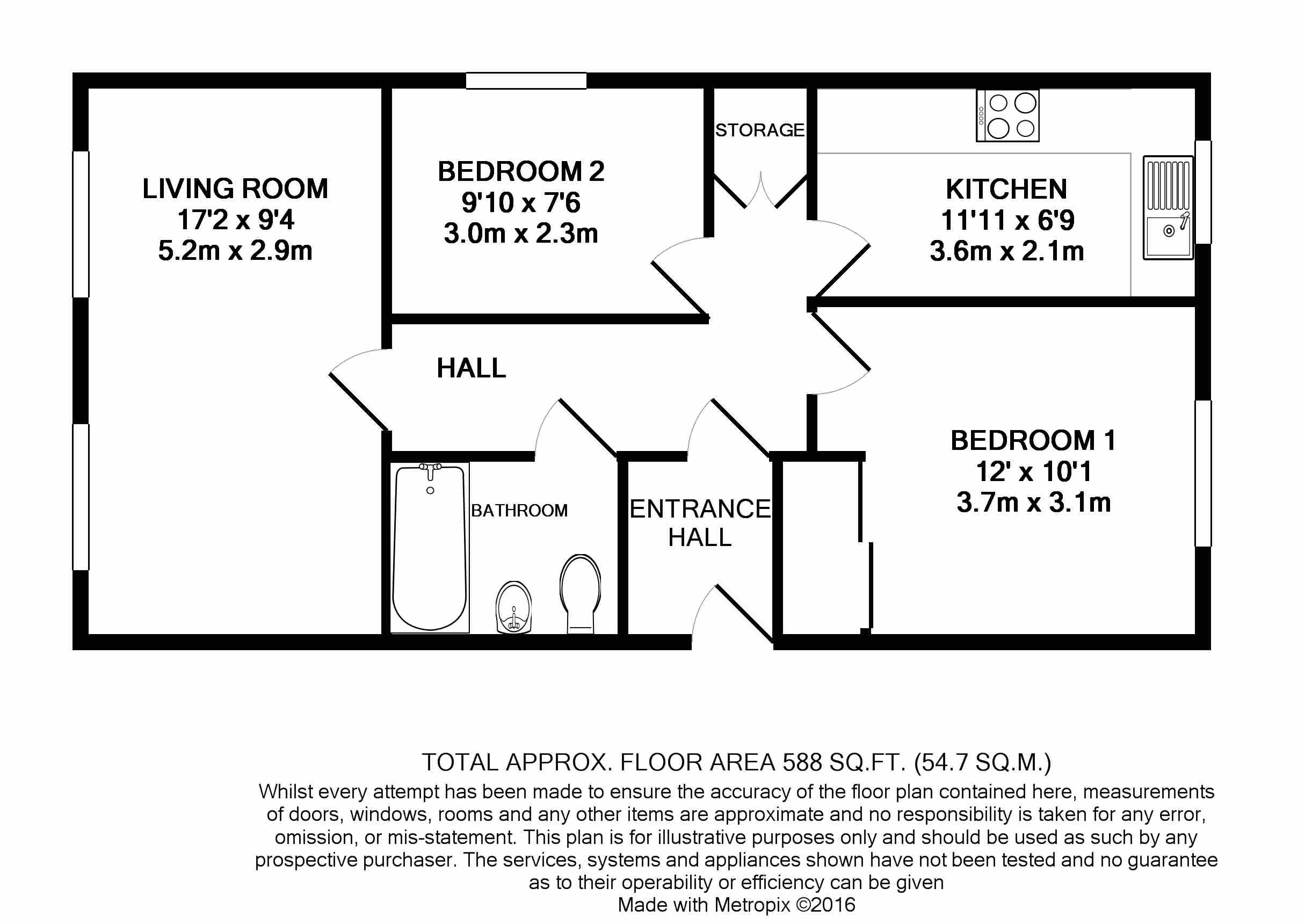 2 Bedrooms Flat to rent in Hallfield Road, York YO31