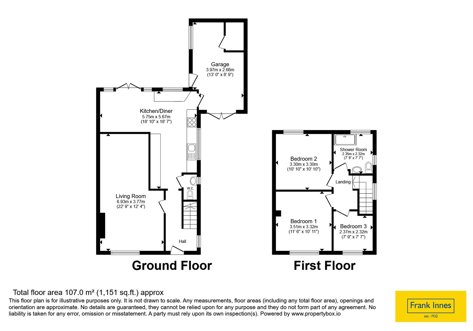 26, Hall Lane, Ashby-de-la-Zouch floorplan