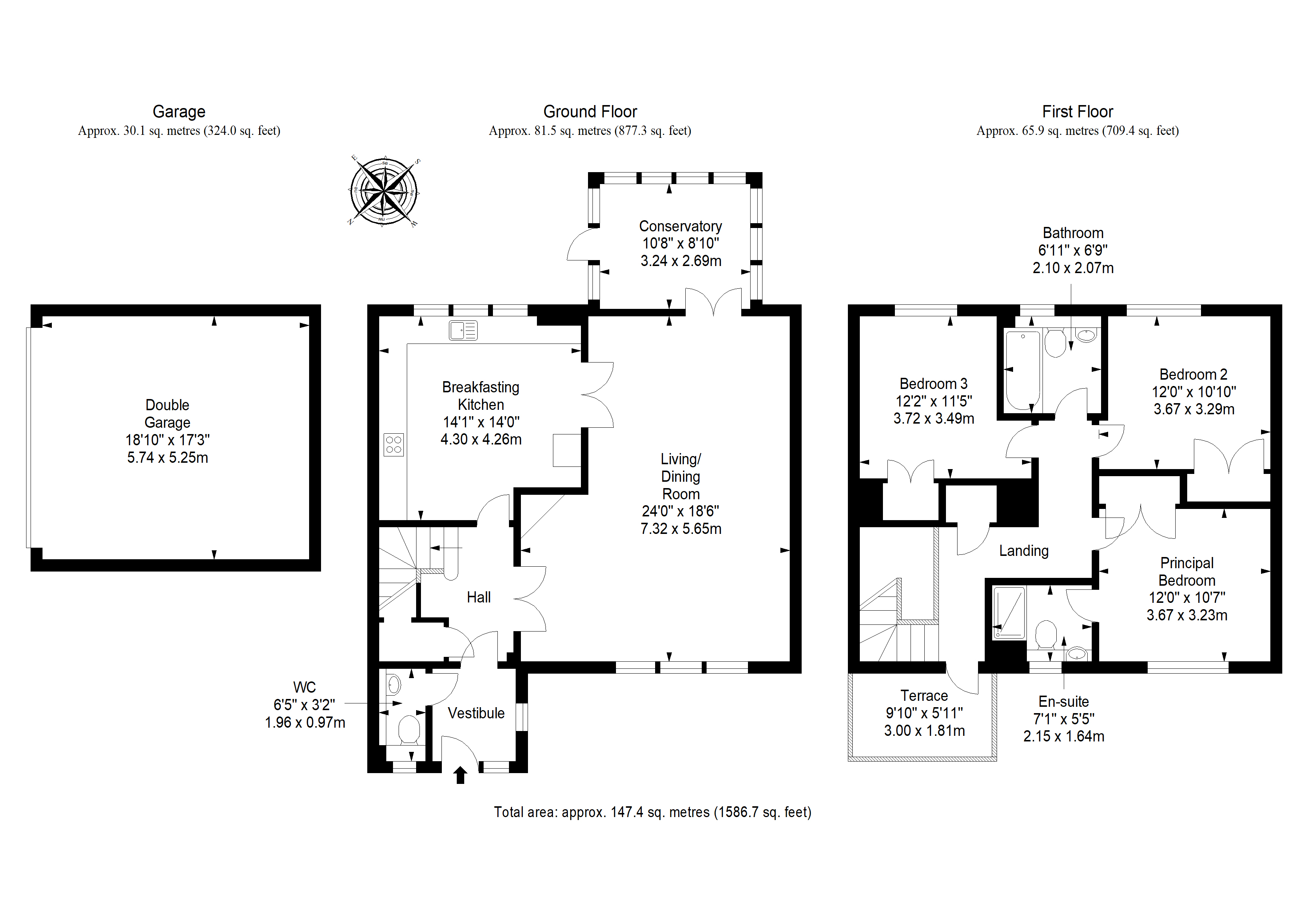 17, Nungate Gardens, Haddington floorplan