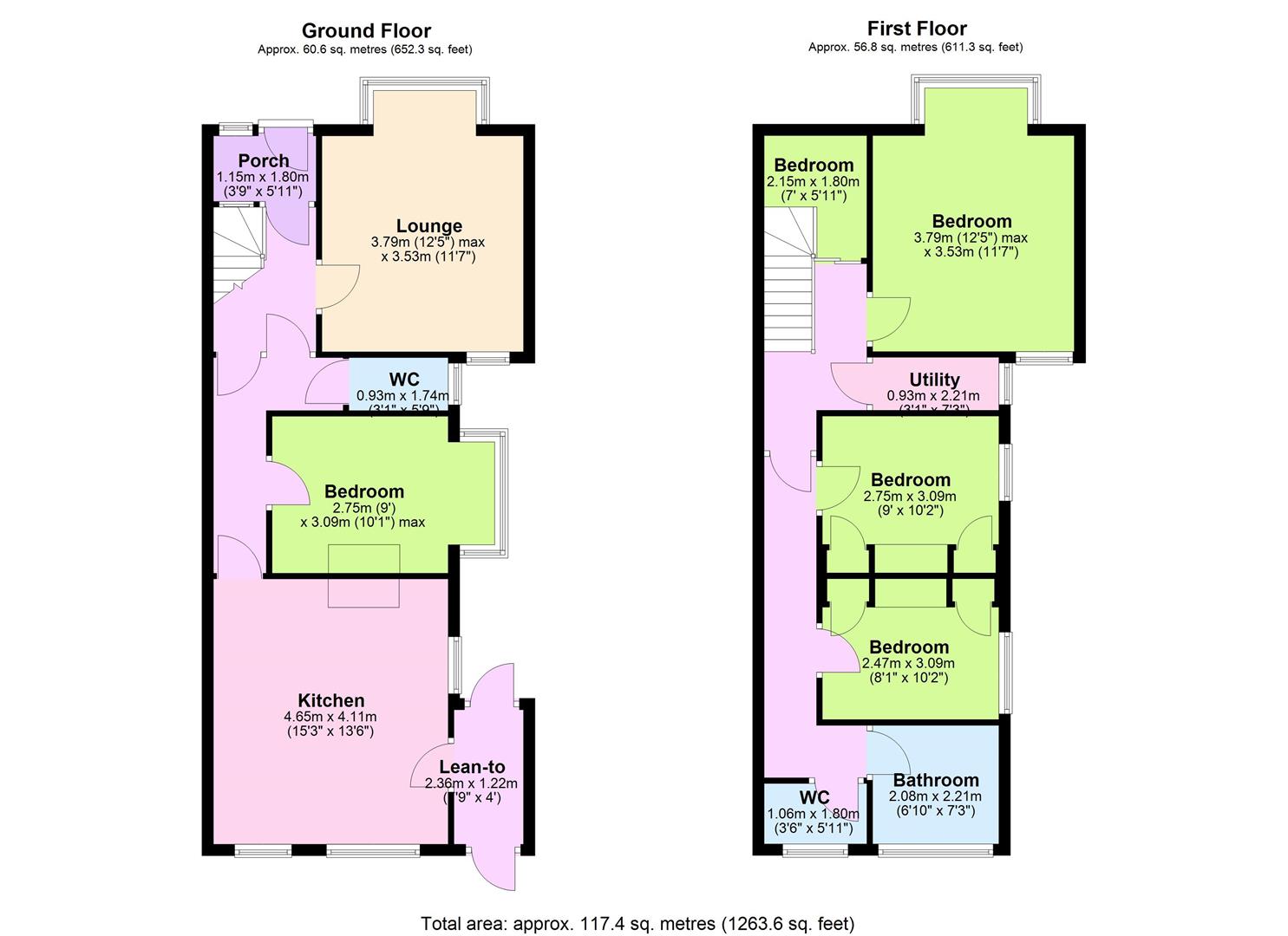 194, Tarring Road, Worthing floorplan